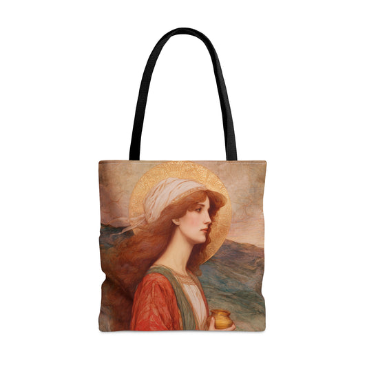Saint Joanna - Tote Bag - Large Medium Small Faith Art Bag - Catholic Faith Purse