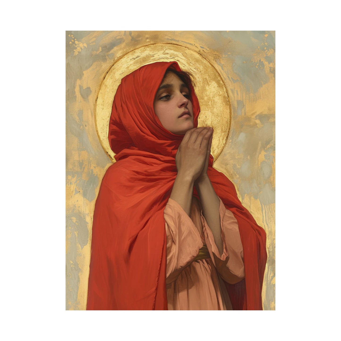 Saint Laura of Cordoba - Sanctified Souls Print - Multiple Sizes - Premium Posters - Catholic Art - Christian Home Decor Art