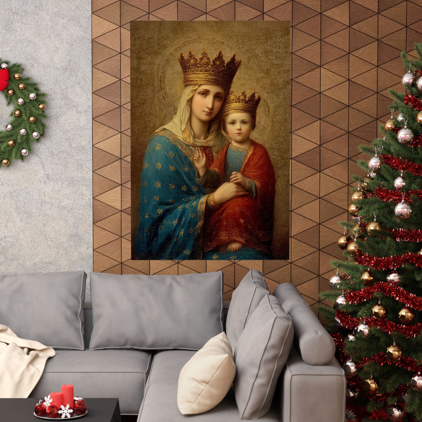 Madonna della Strada - Our Lady of the Way - Sanctified Souls Print - Multiple Sizes - Premium Matte Vertical Posters