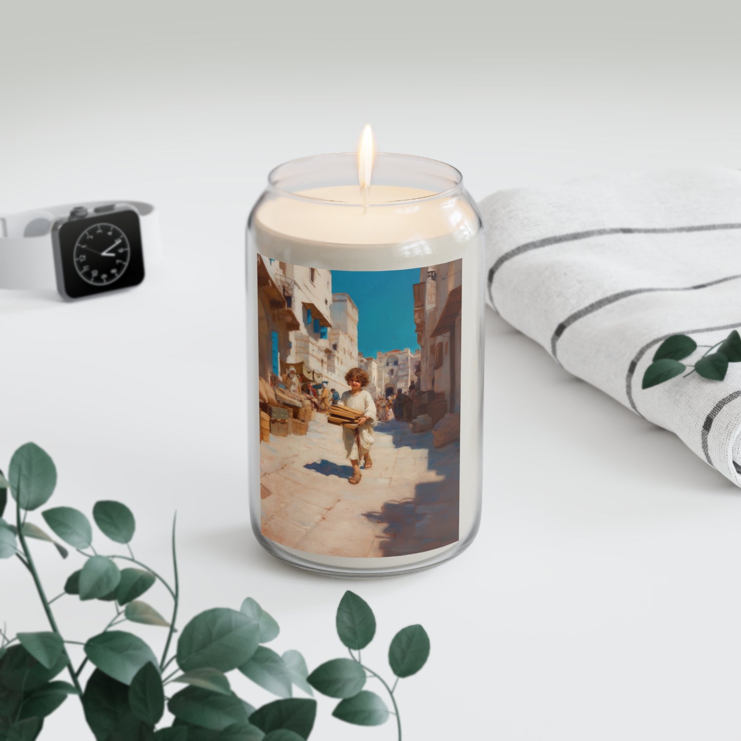 Nazareth and the Hidden Light of Christ - Scented Prayer Candle, 13.75oz - Tall Size - Religious Prayer Candle