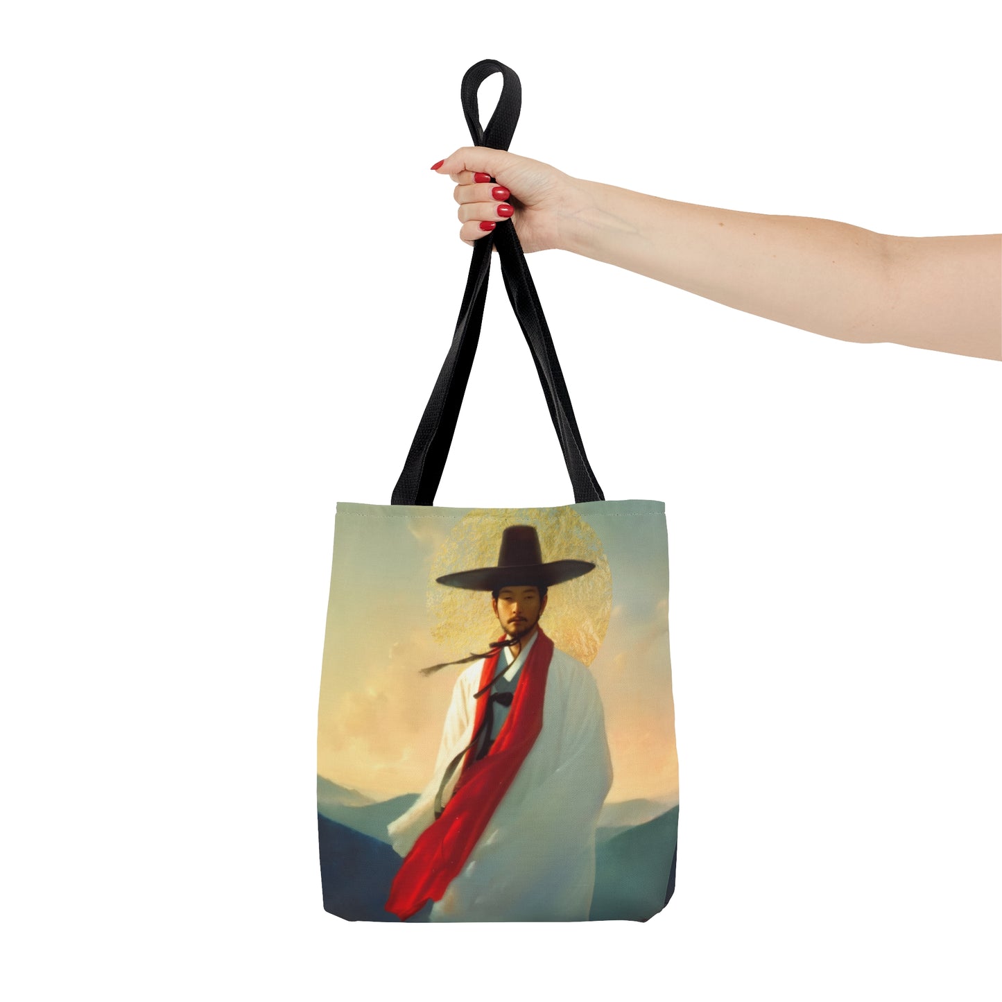 Saint Andrew Kim Taegon - Tote Bag - Large Medium Small Faith Art Bag - Bible Study Faith Purse - Double Sided Prayer Tote - Catholic Saint