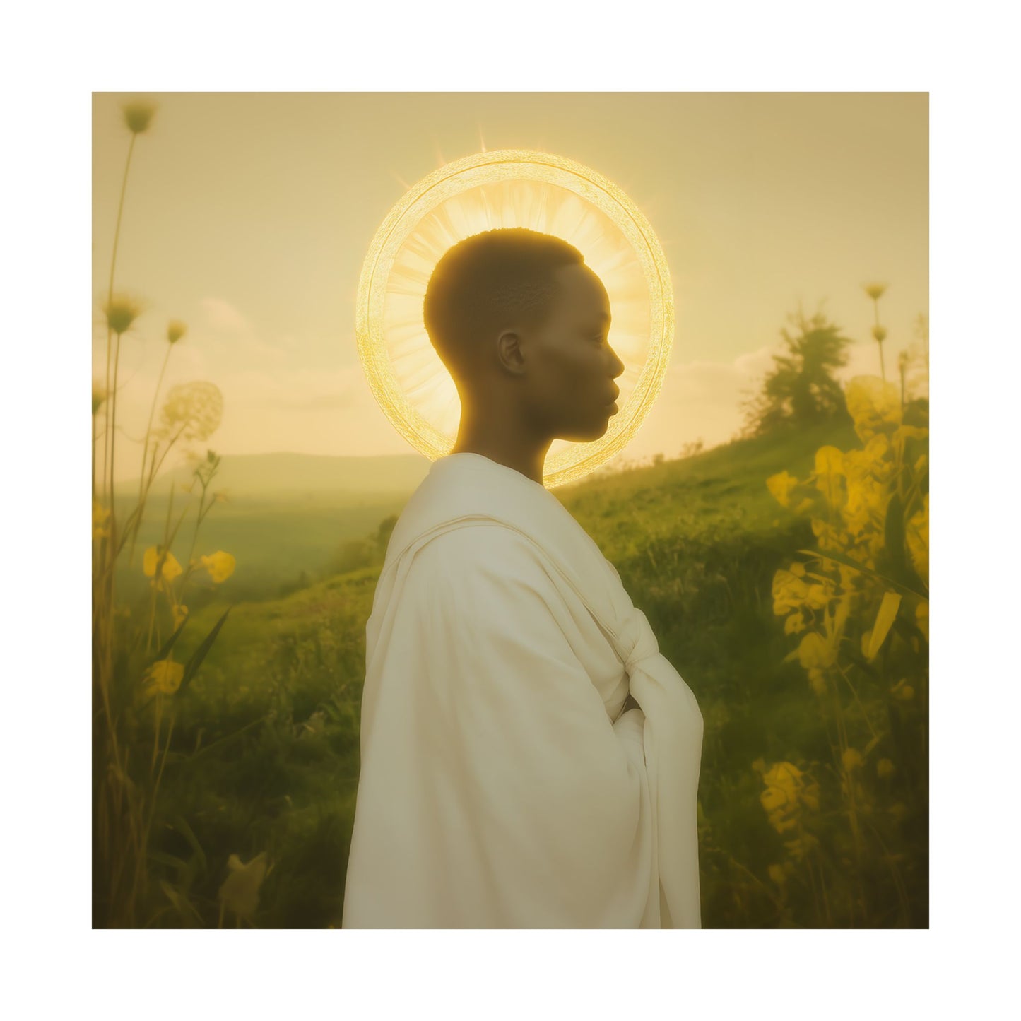 Saint Charles Lwanga- Sanctified Souls Print - Multiple Sizes - Premium Posters - Catholic Art - Christian Home Decor Artwork