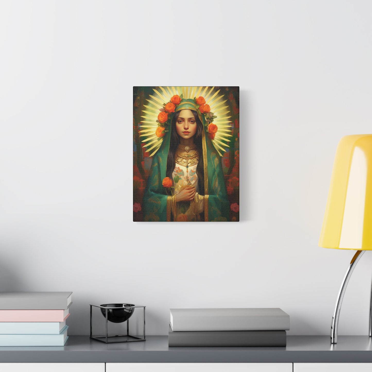 Patroness of Hope Our Lady of Guadalupe Museum Wrapped Canvas Print - Multiple Sizes - Catholic Home art