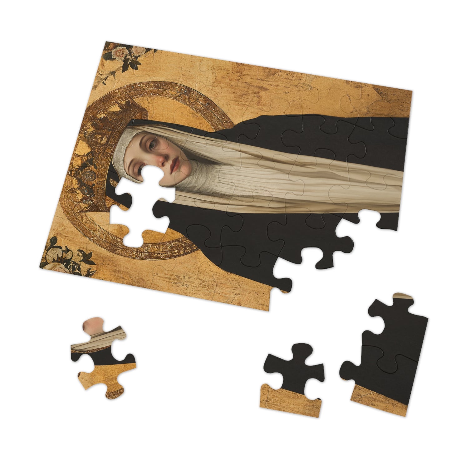 Saint Margaret of Hungary - Puzzle and Keepsake Tin - Religious Jigsaw Puzzle (30, 110, 252, 500,1000-Piece) - Religious Puzzle