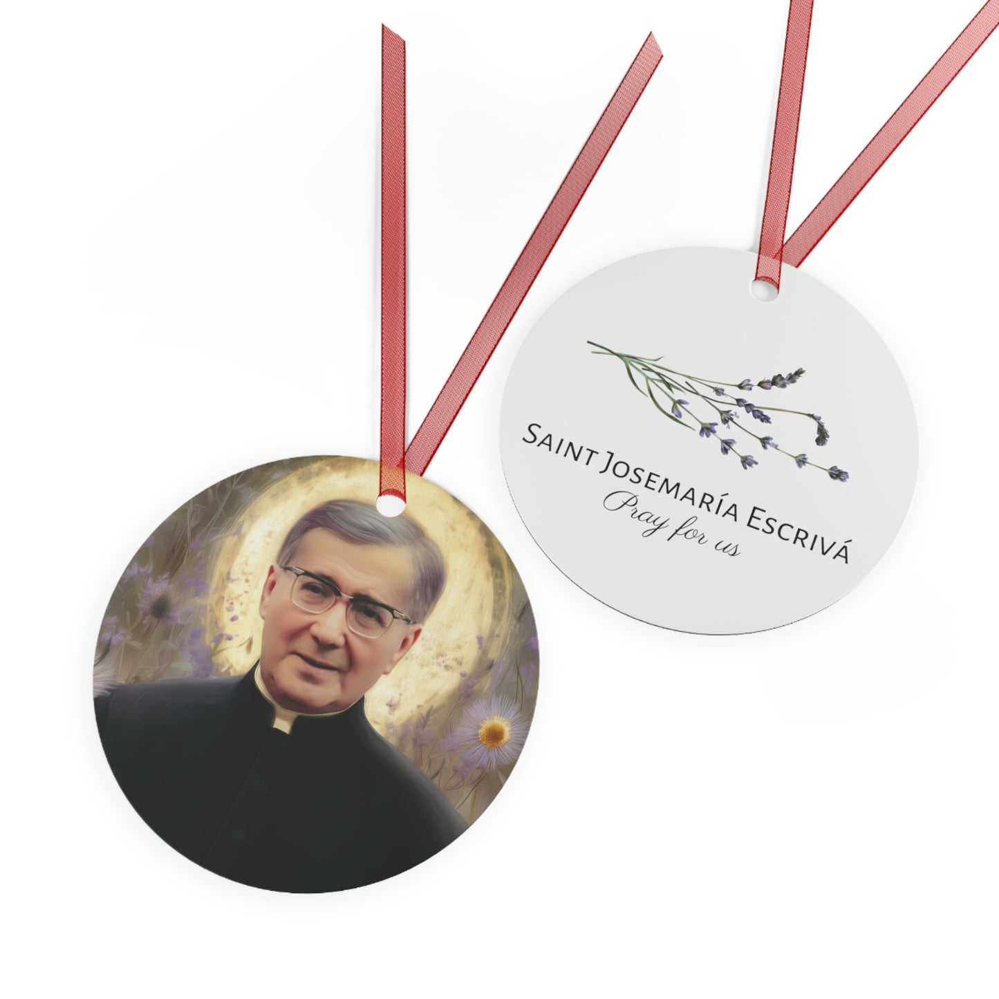 Saint Josemaría Escrivá  - Ornament - Religious Holiday Christmas Ornament and Keepsake - Double sided
