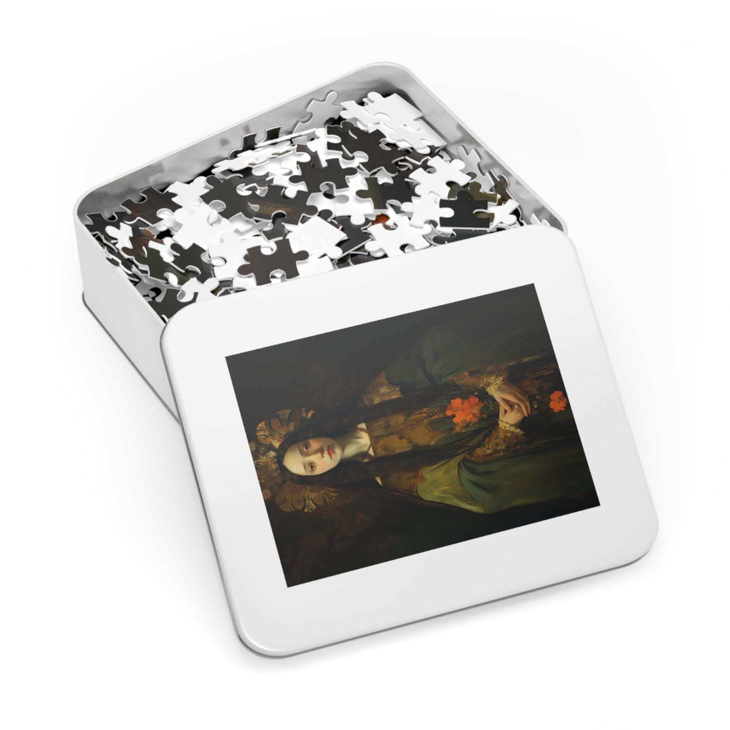 Saint Elizabeth of Portugal - Puzzle and Keepsake Tin - Religious Jigsaw Puzzle (30, 110, 252, 500,1000-Piece) - Religious Puzzle