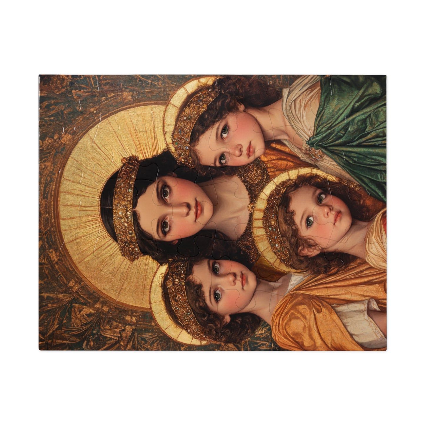 Saints Sophia, Faith, Hope and Charity  - Puzzle and Keepsake Tin - Religious (30, 110, 252, 500,1000) - Religious Puzzle - Gifts Catholic