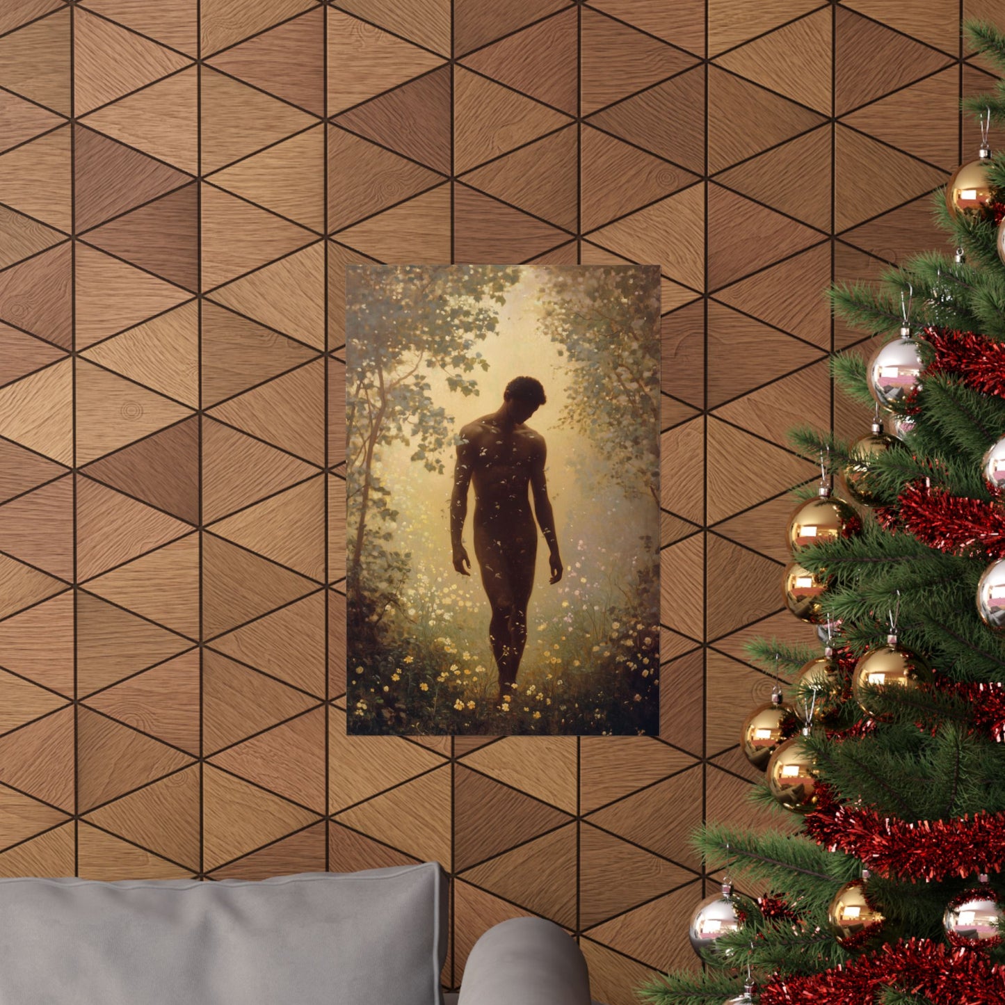 Saint Adam - Sanctified Souls Print - Multiple Sizes - Premium Posters - Catholic Art - Christian Home Decor Artwork