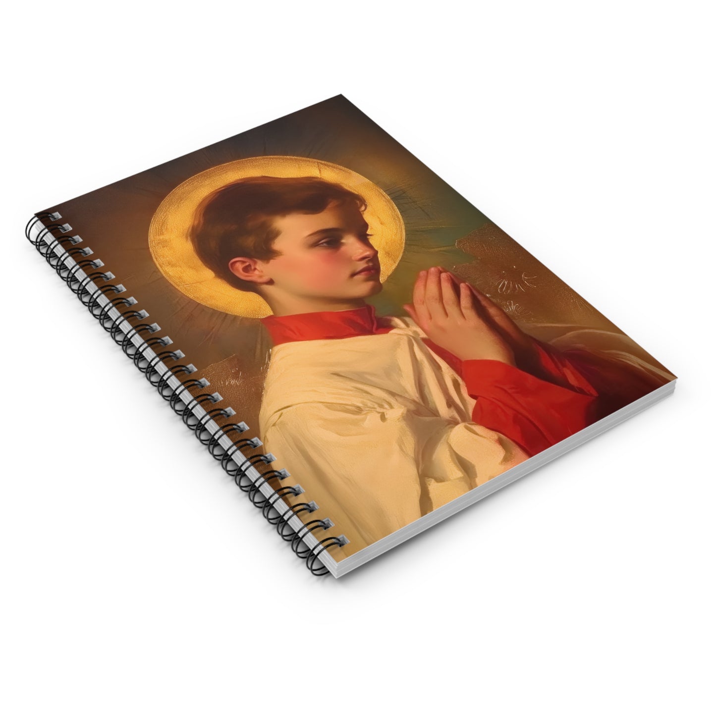 Saint Dominic Savio - Sanctified Souls Art - Religious - Spiral Notebook - Ruled - Catholic - Devotional Journal - Journal Diary