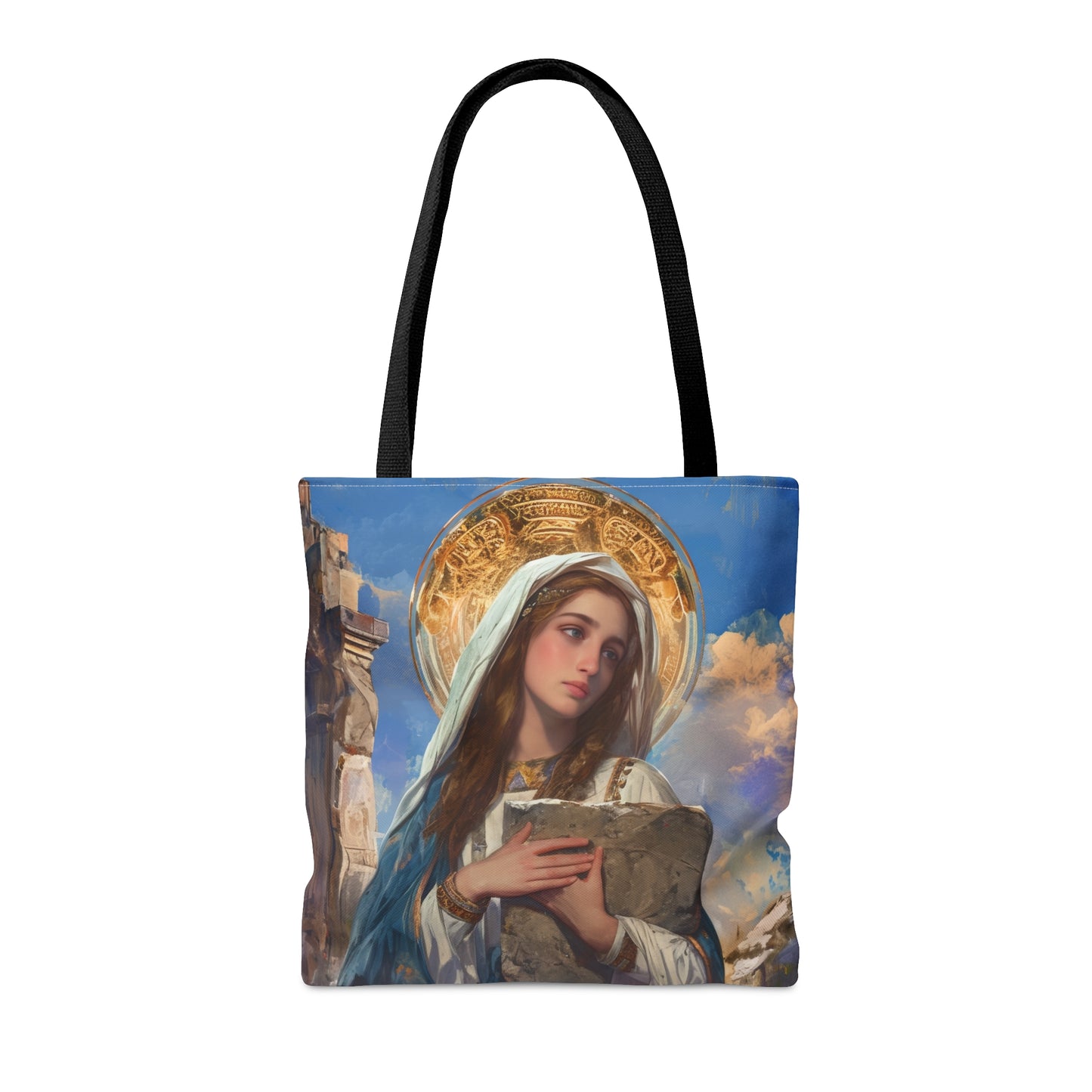 Saint Euphrasia of Constantinople Tote Bag - Large Medium Small Faith Art Bag - Catholic Faith Art purse - Double Sided