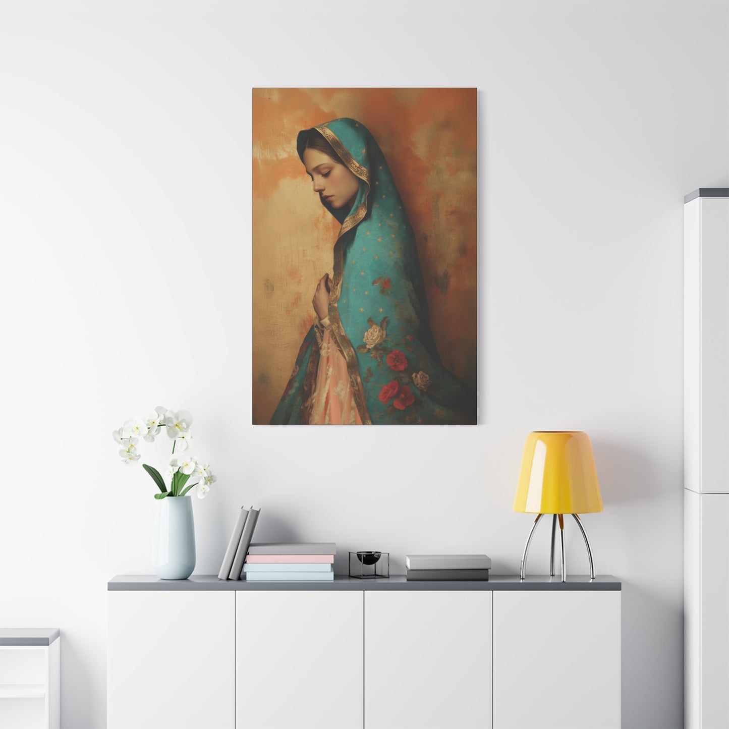 Our Lady of Guadalupe - Gallery Wrapped Canvas - Print - Religious Art for your Home - Catholic Art