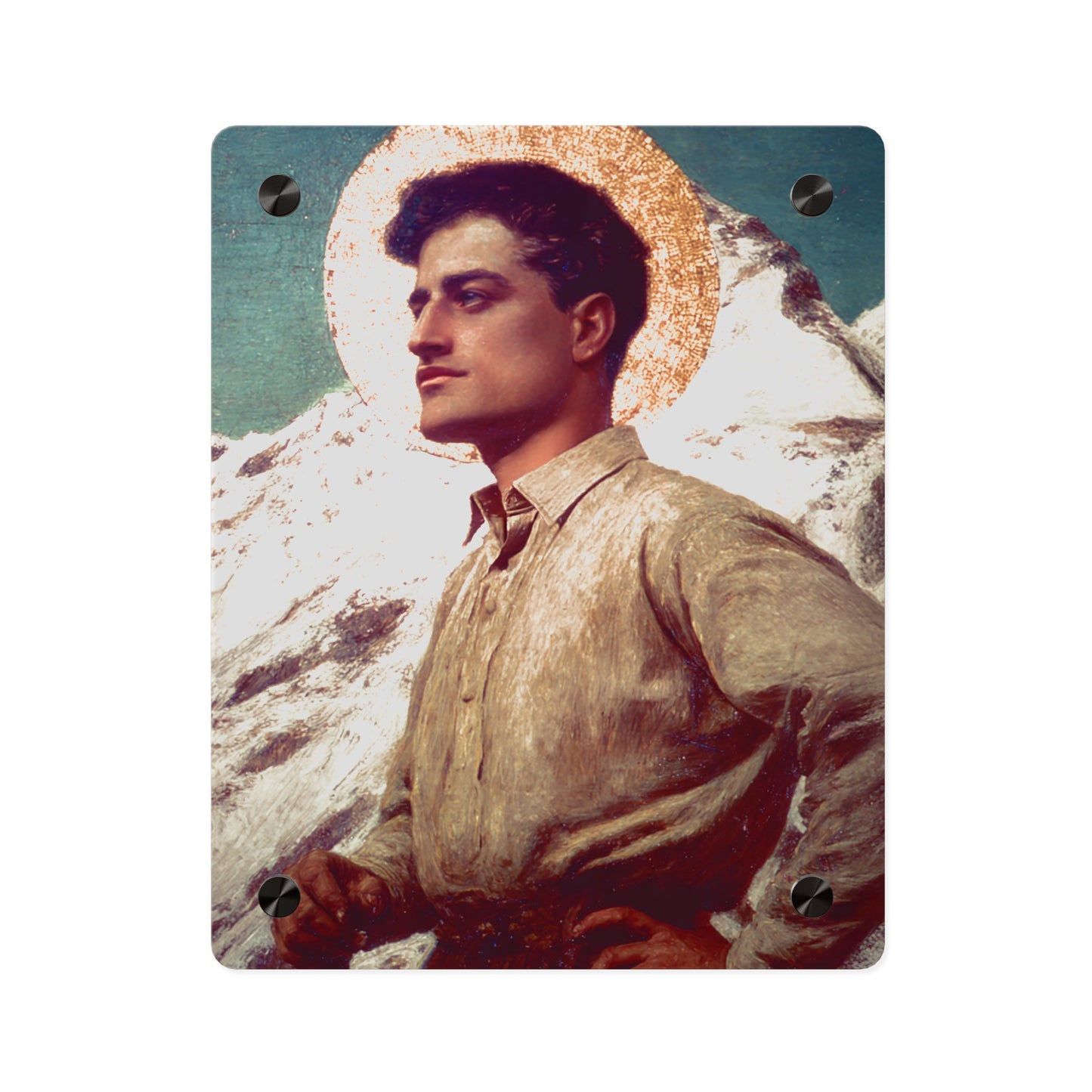 Saint Pier Giorgio Frassati Wall Art Panel - Ready to Hang Acrylic Print - Catholic Saint Art - Patron Saint Print - No Frame needed