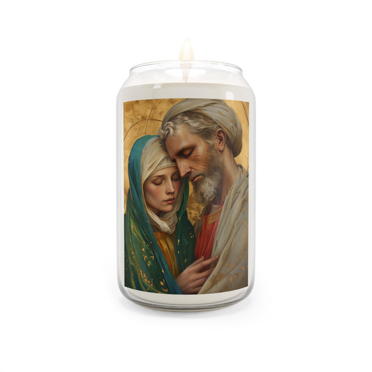 Saints Peter and Fevronia of Murom - Scented Prayer Candle, 13.75oz - Tall Size - Religious Prayer Candle - Catholic Art