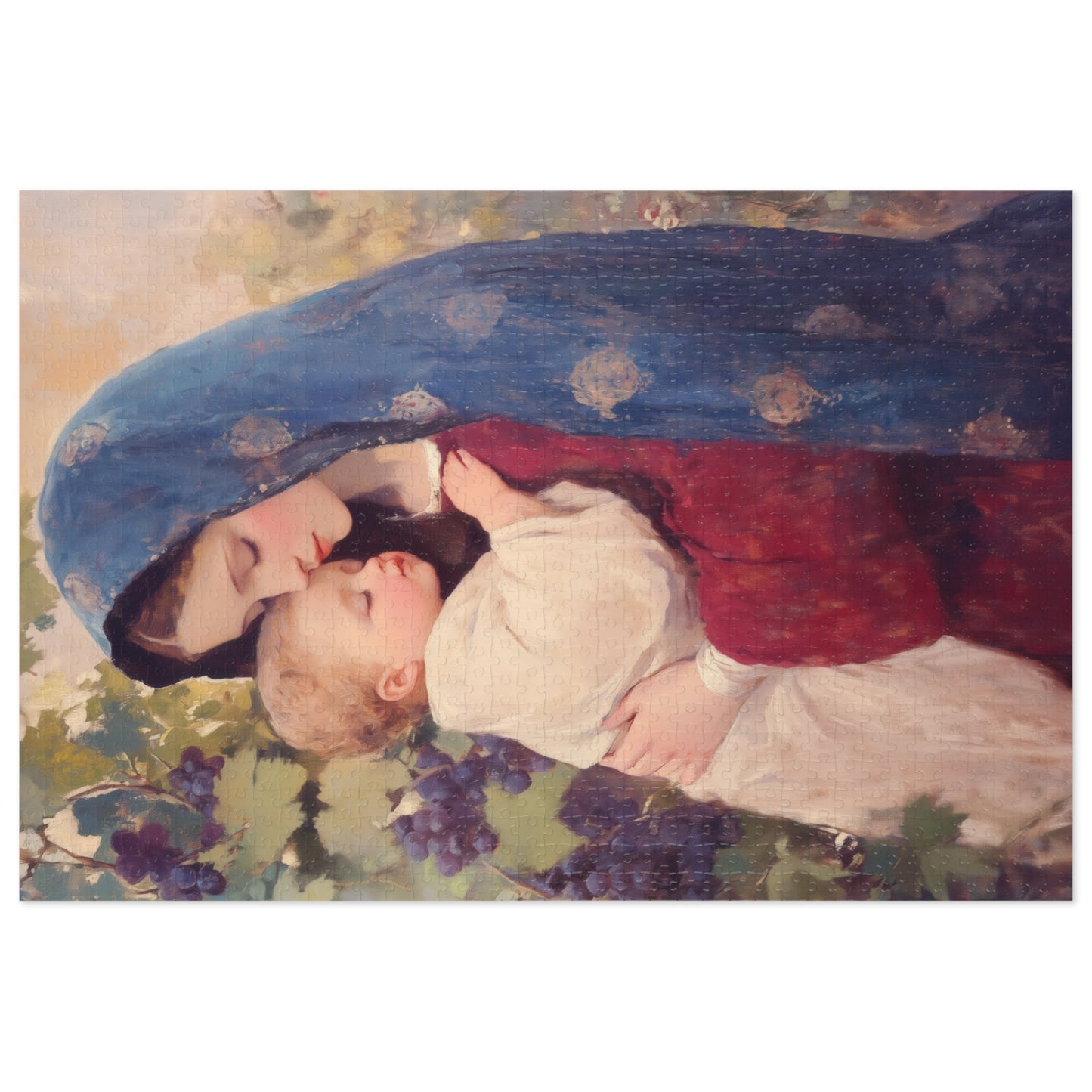 Our Lady of the Grapes / Out Lady of the Harvest - Puzzle & Keepsake Tin - Religious Jigsaw Puzzle (30, 110, 252, 500,1000-Piece)