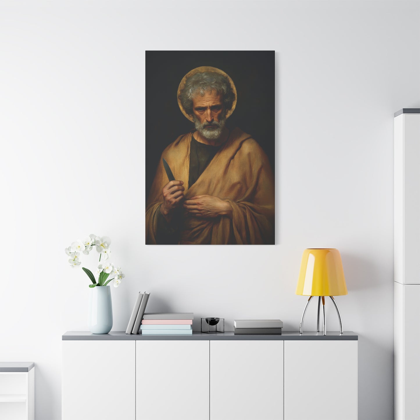 Saint Bartholomew the Apostle  - Gallery Wrapped Canvas - Print - Religious Art for your Home - Catholic