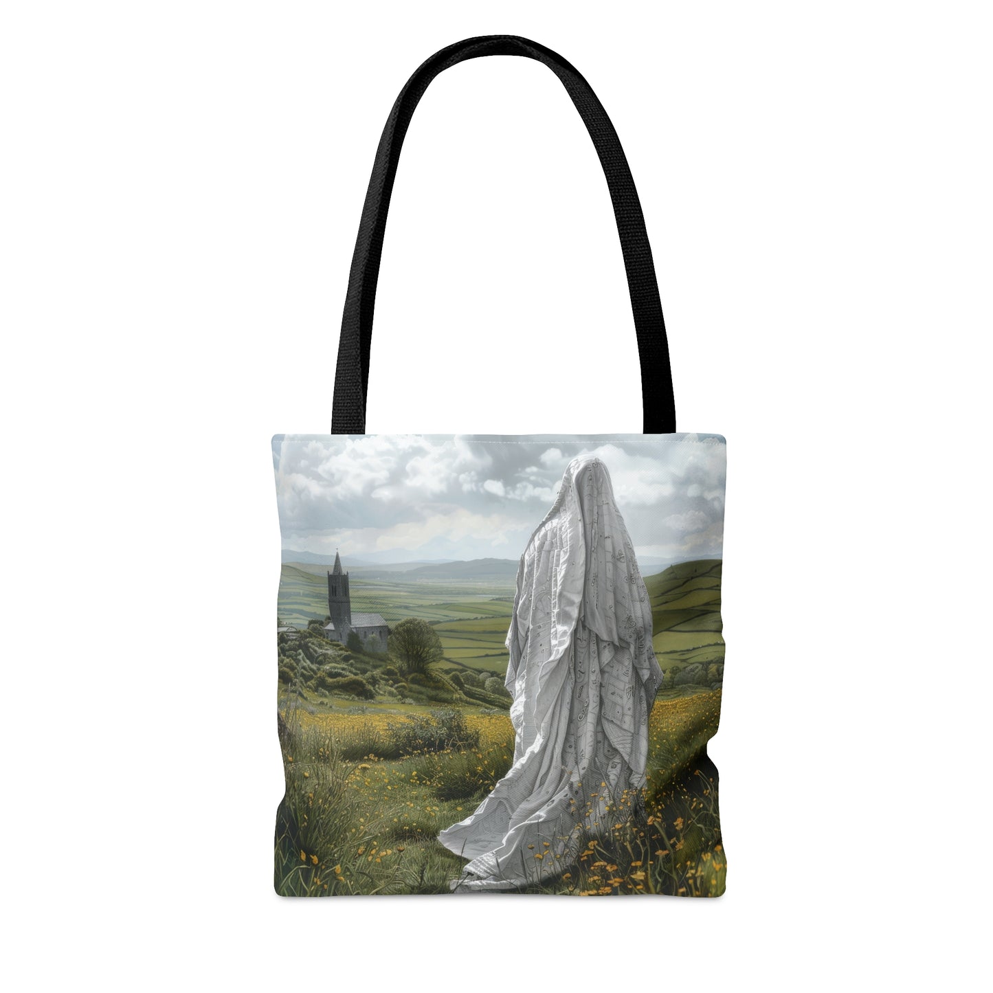 Saint Ælfthryth of Crowland / Saint Alfreda Tote Bag - Large Medium Small Faith Art Bag - Catholic Faith Purse - Religious Carry All
