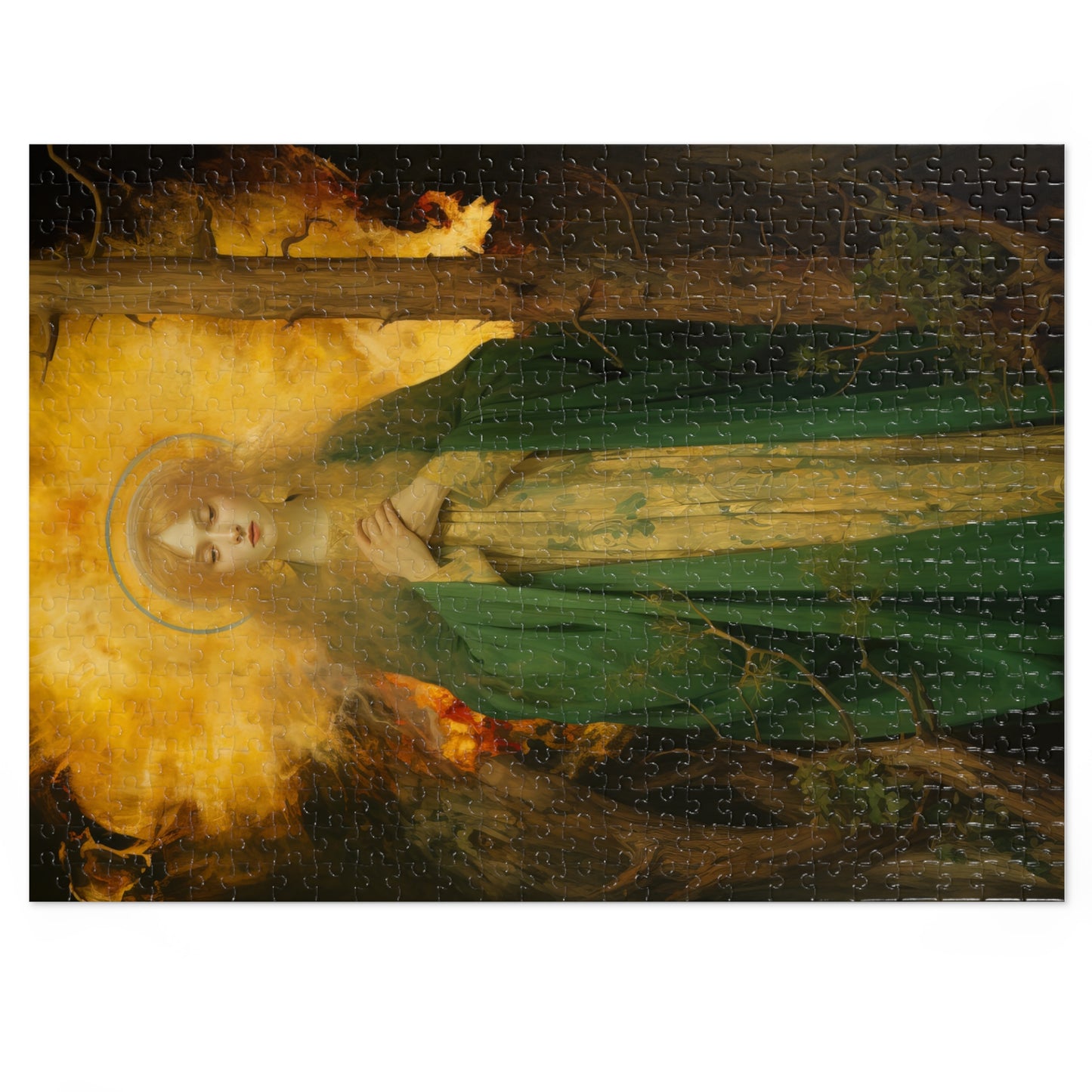 Saint Afra - Puzzle and Keepsake Tin - Religious Jigsaw Puzzle (30, 110, 252, 500,1000-Piece) - Religious Puzzle