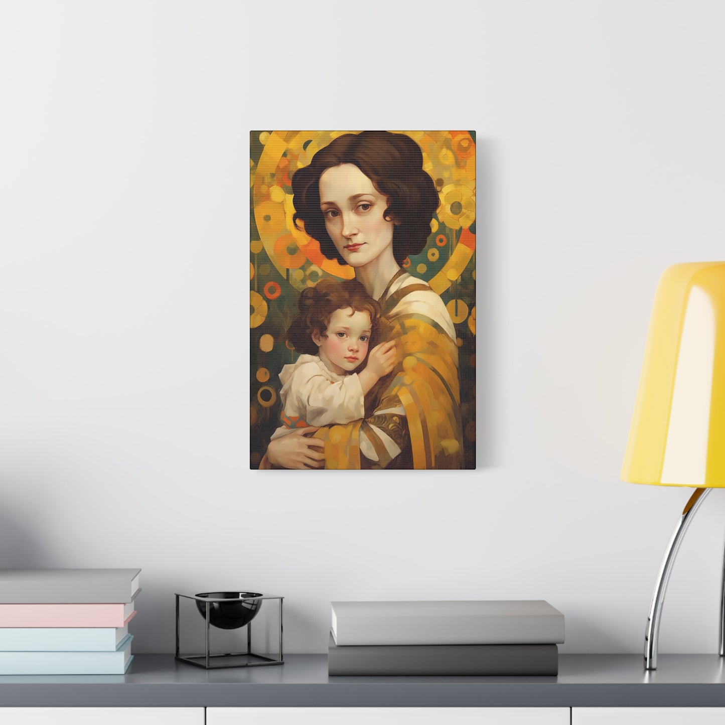 Saint Gianna Beretta Molla  - Gallery Wrapped Canvas - Sanctified Souls Print - Religious Art for your Home