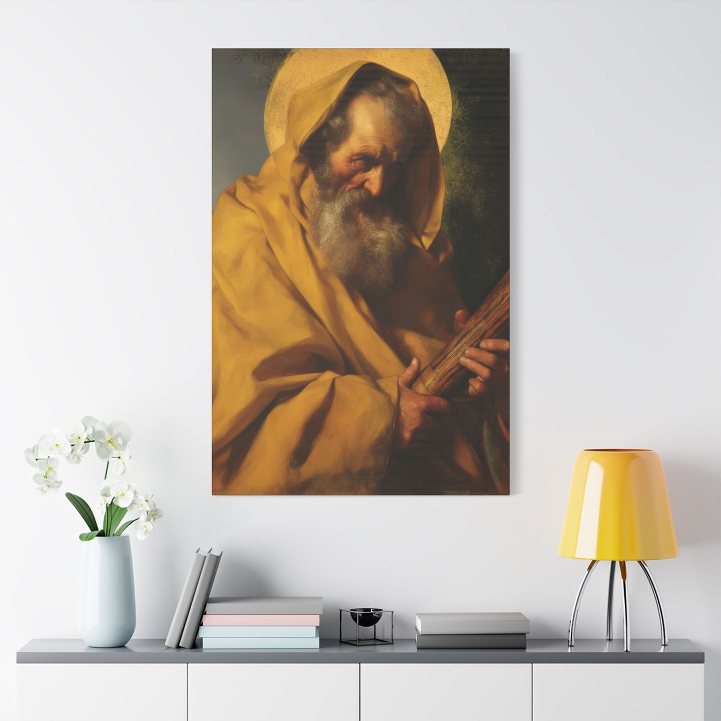 Saint James the Lesser - Apostle - Museum Wrapped Canvas - Print - Religious Art for your Home - Christian print - Prayer Room - Catholic