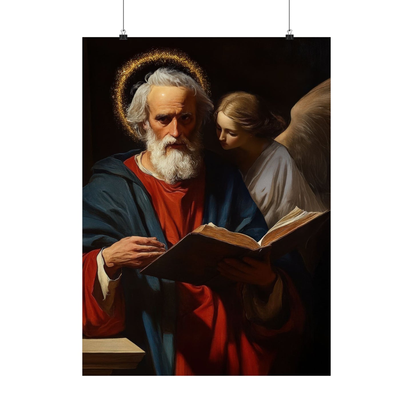 Saint Matthew the Apostle - Sanctified Souls Print - Multiple Sizes - Premium Matte Vertical Posters