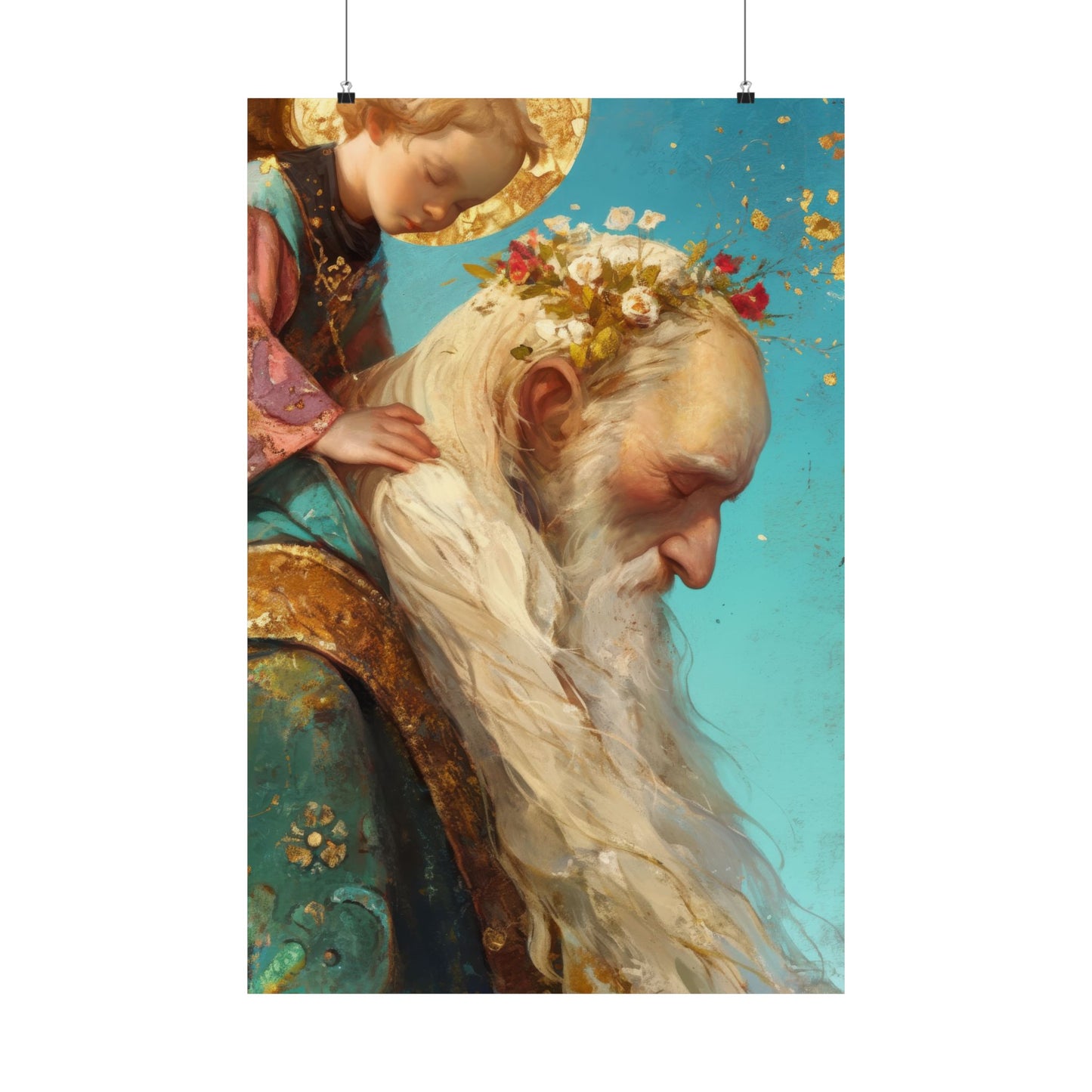 Saint Alexis Falconieri - Sanctified Souls Print - Multiple Sizes - Premium Posters - Catholic Art - Christian Home Decor Artwork