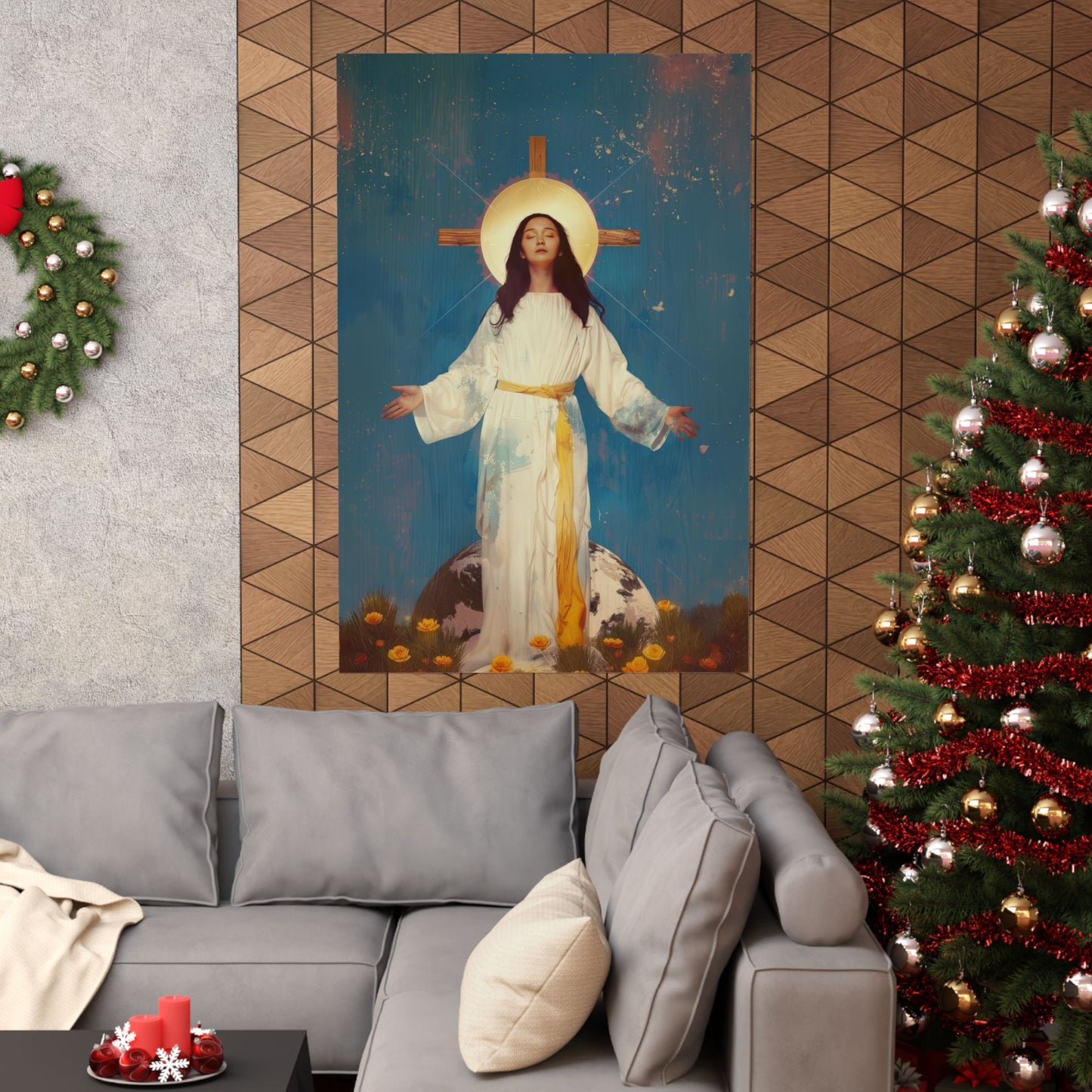 Our Lady of Akita - Mother Mary - Sanctified Souls Print - Multiple Sizes - Premium Matte Vertical Posters