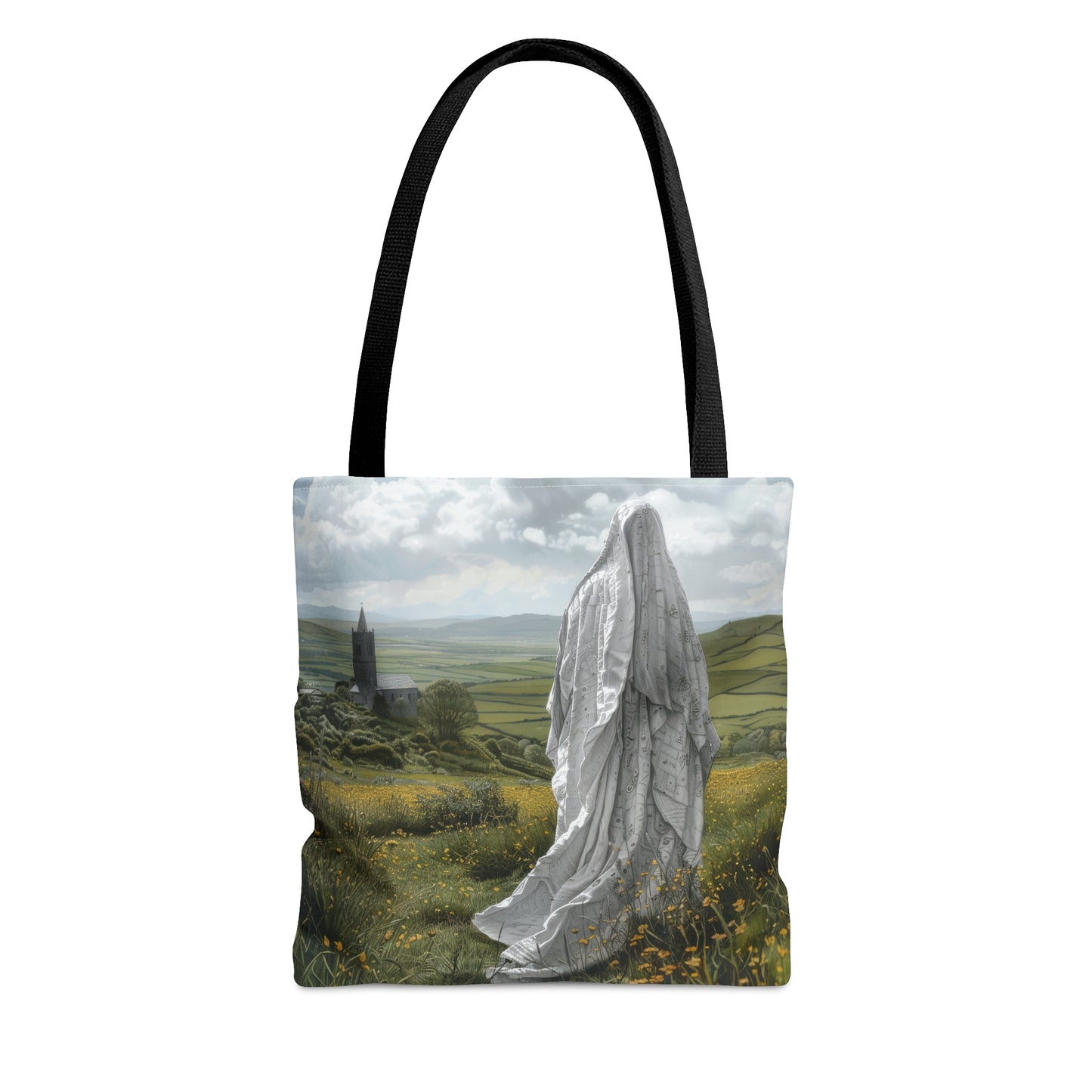 Saint Ælfthryth of Crowland / Saint Alfreda Tote Bag - Large Medium Small Faith Art Bag - Catholic Faith Purse - Religious Carry All