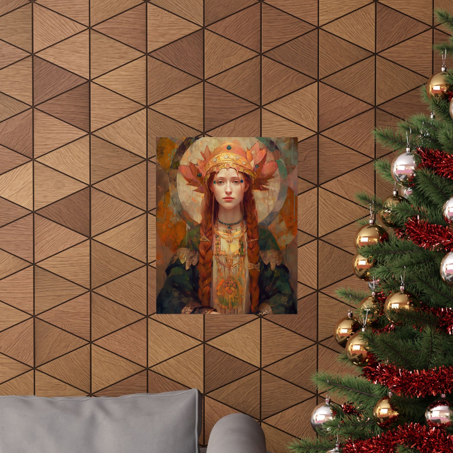 Saint Margaret of Scotland - Sanctified Souls Print - Multiple Sizes - Premium Matte Vertical Posters