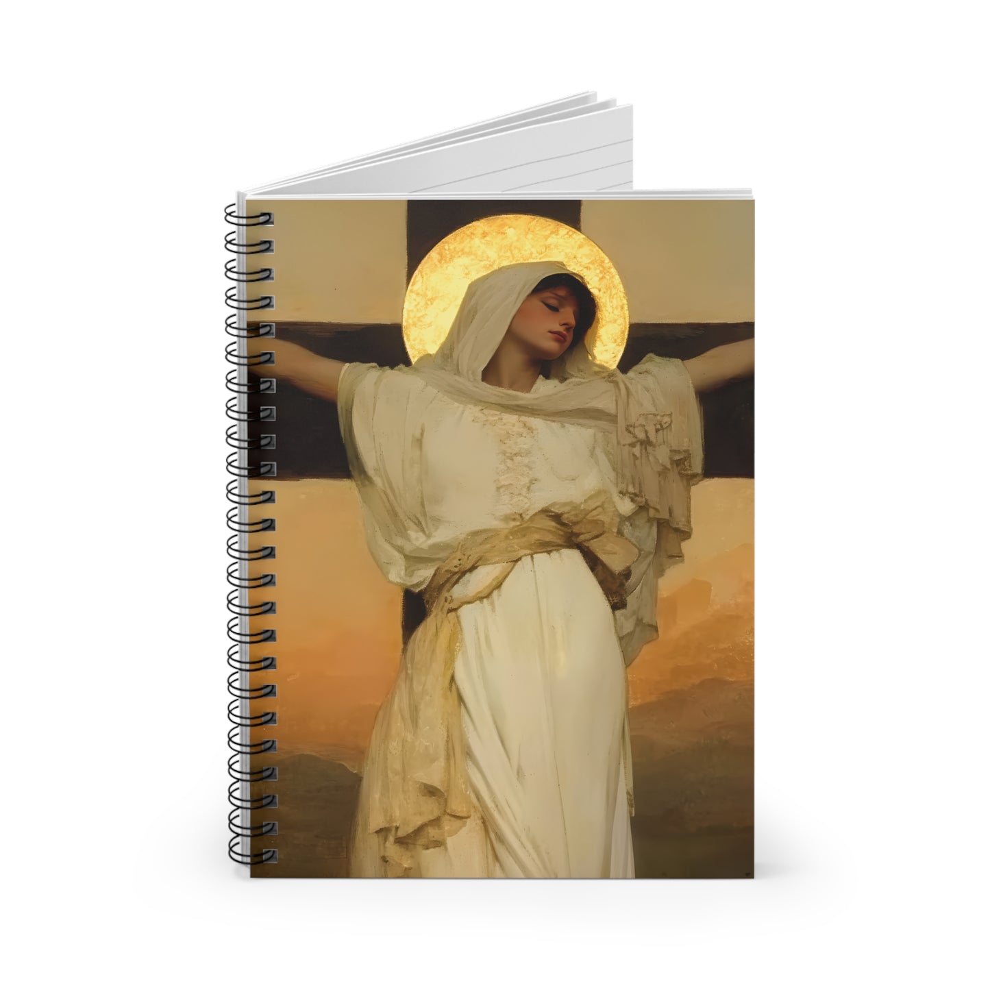 Saint Julia of Carthage - Sanctified Souls Art - Religious - Spiral Notebook - Ruled Line - Catholic Religious art present gift