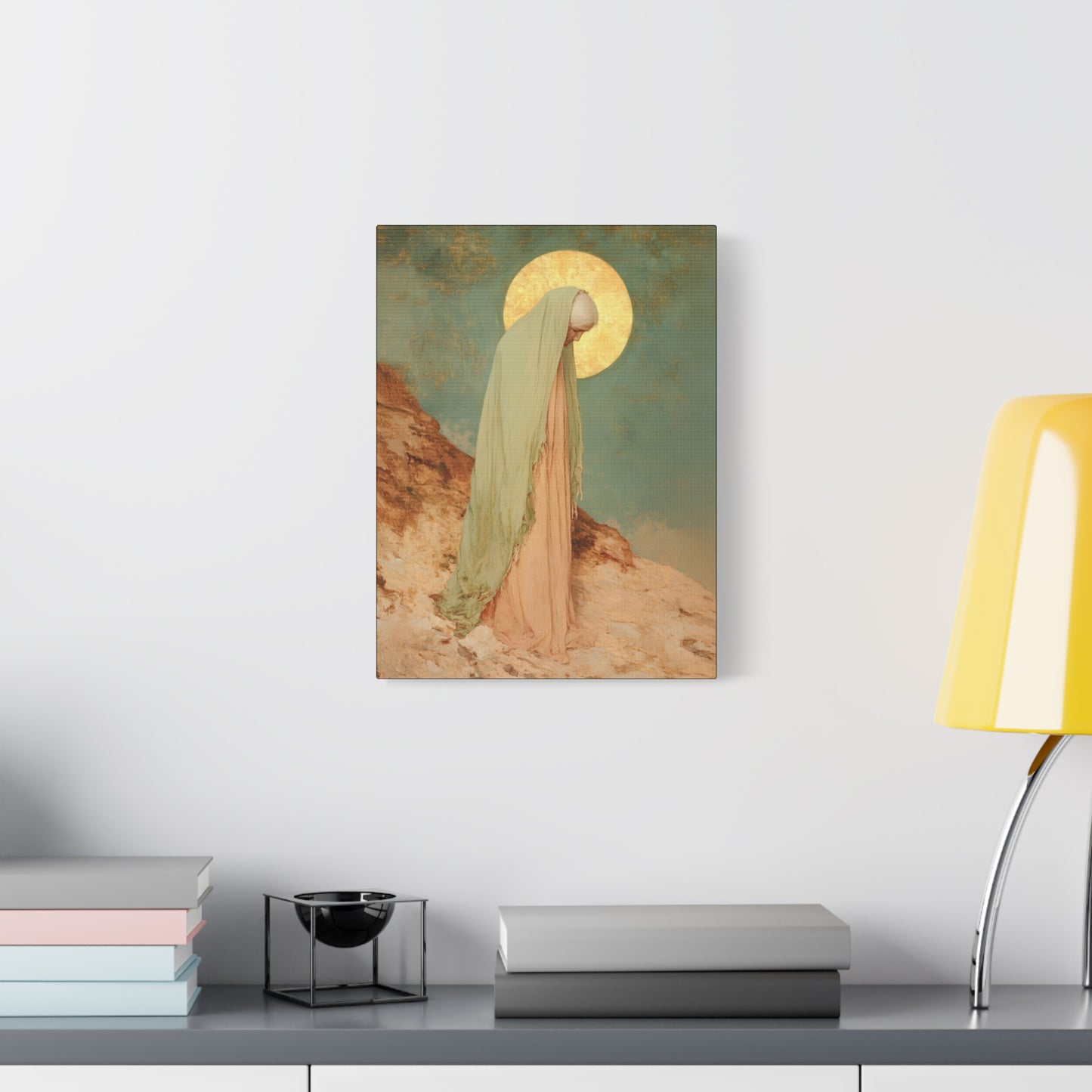 Saint Melania the Elder - Desert Mother - Gallery Wrapped Canvas - Print - Religious Art for your Home - Catholic Art Print