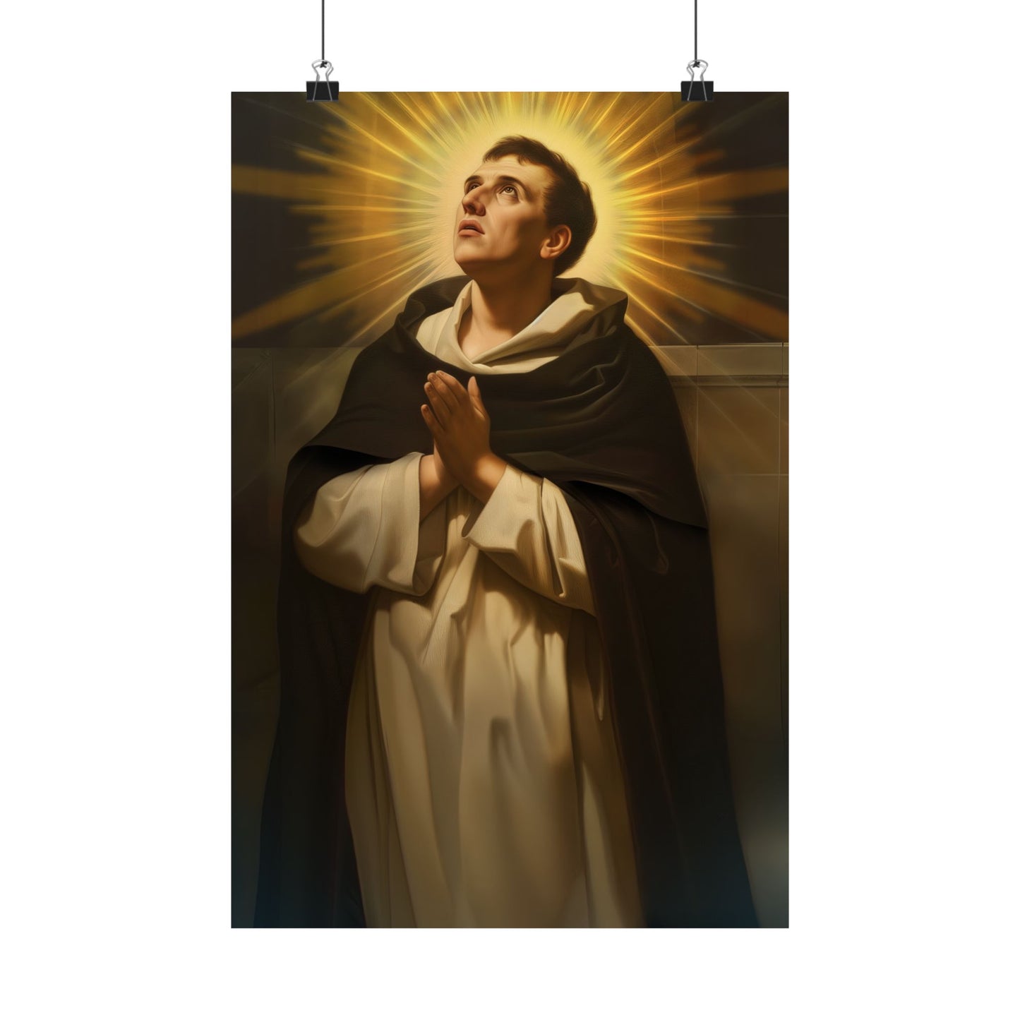 Saint Thomas Aquinas  - Sanctified Souls Print - Multiple Sizes - Premium Matte Vertical Posters