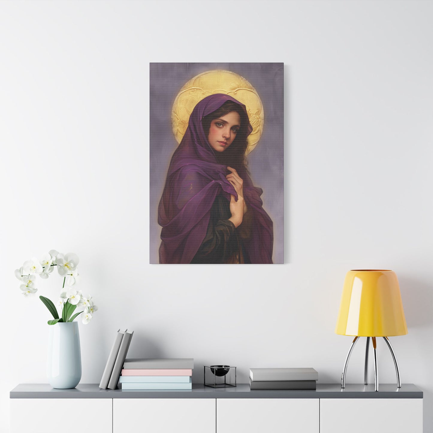 Saint Lydia Purpuraria / Lydia of Thyatira  - Museum Wrapped Canvas - Print - Religious Art for your Home - Christian print - Religious