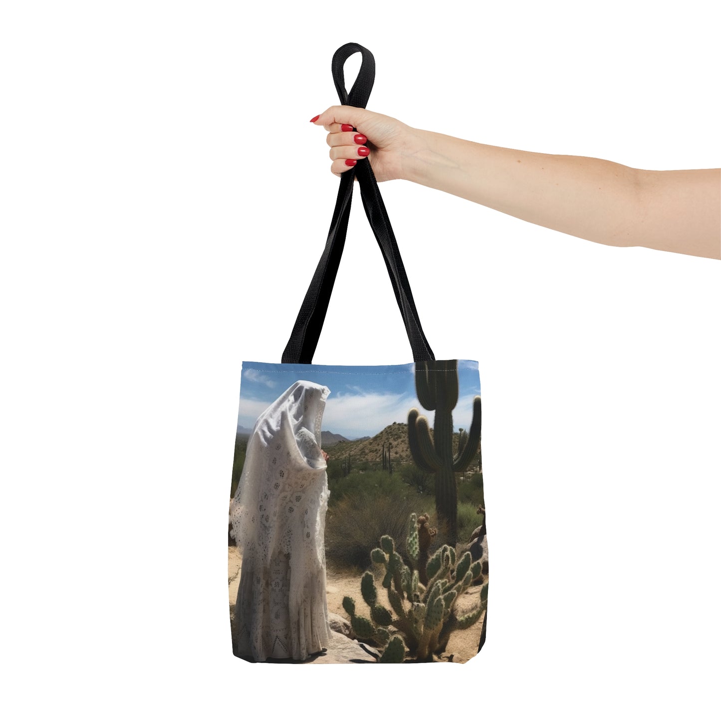 Saint Amma Sarah of the Desert Tote Bag - Catholic faith inspired carry-all purse - day to day bag - Desert Mothers Series