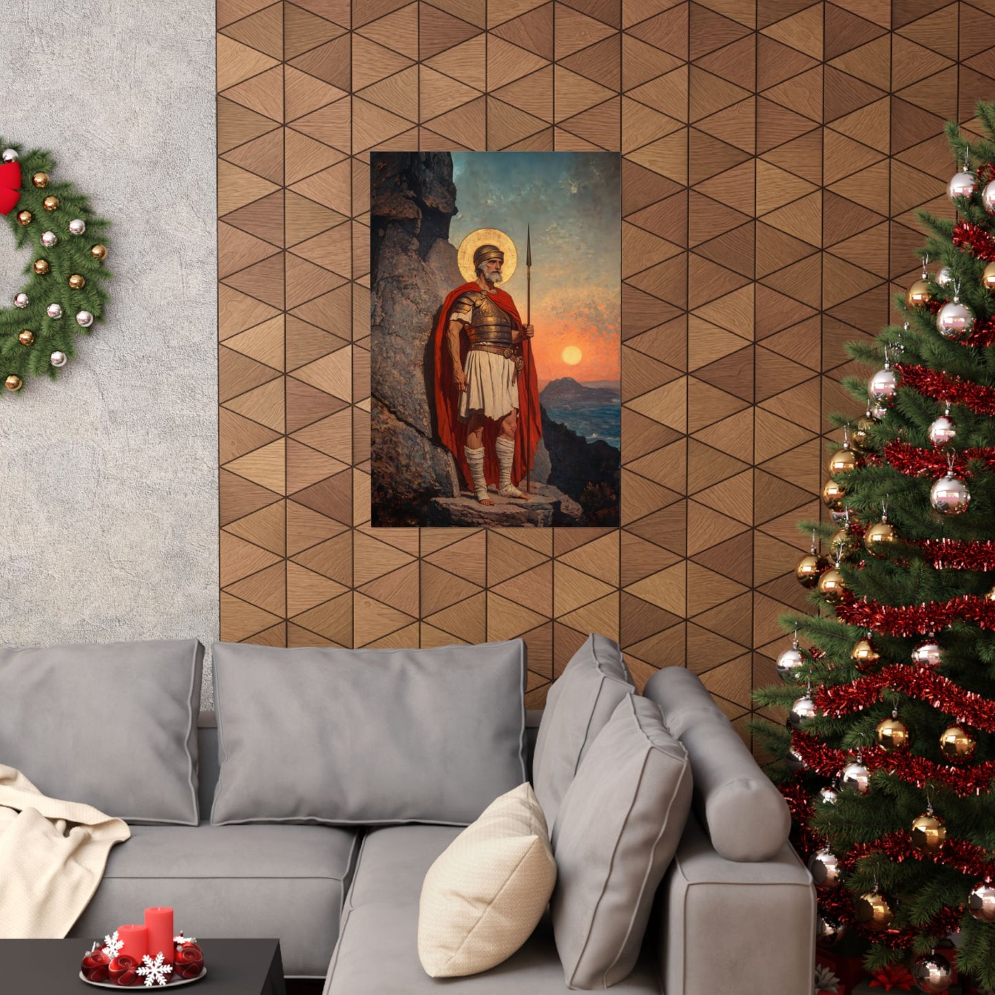 Saint Andrew the Tribune - Sanctified Souls Print - Multiple Sizes - Premium Posters - Catholic Art - Christian Home Decor Artwork