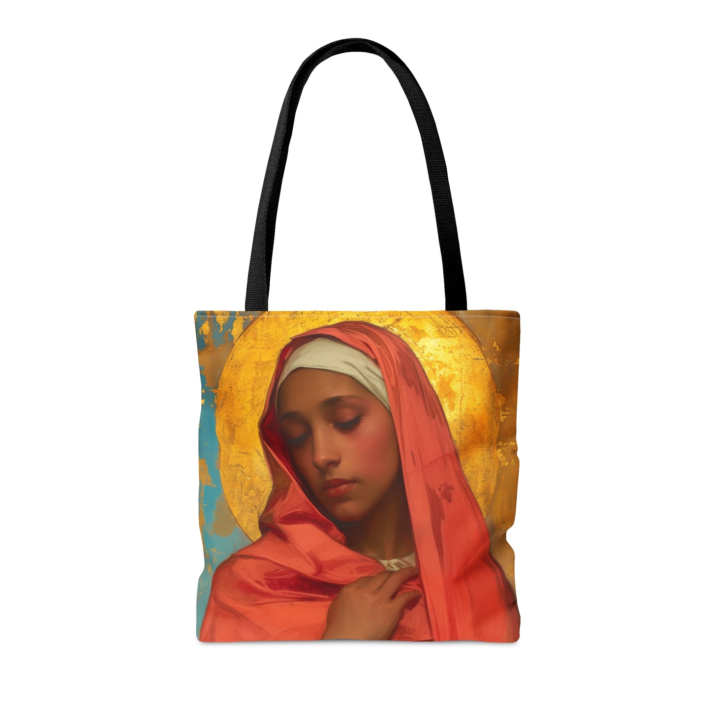 Saint Lea of Rome Tote Bag - Purse - Three sizes - Large Medium Small Faith Art Bag - Catholic faith inspired carry-all purse - Double Sided