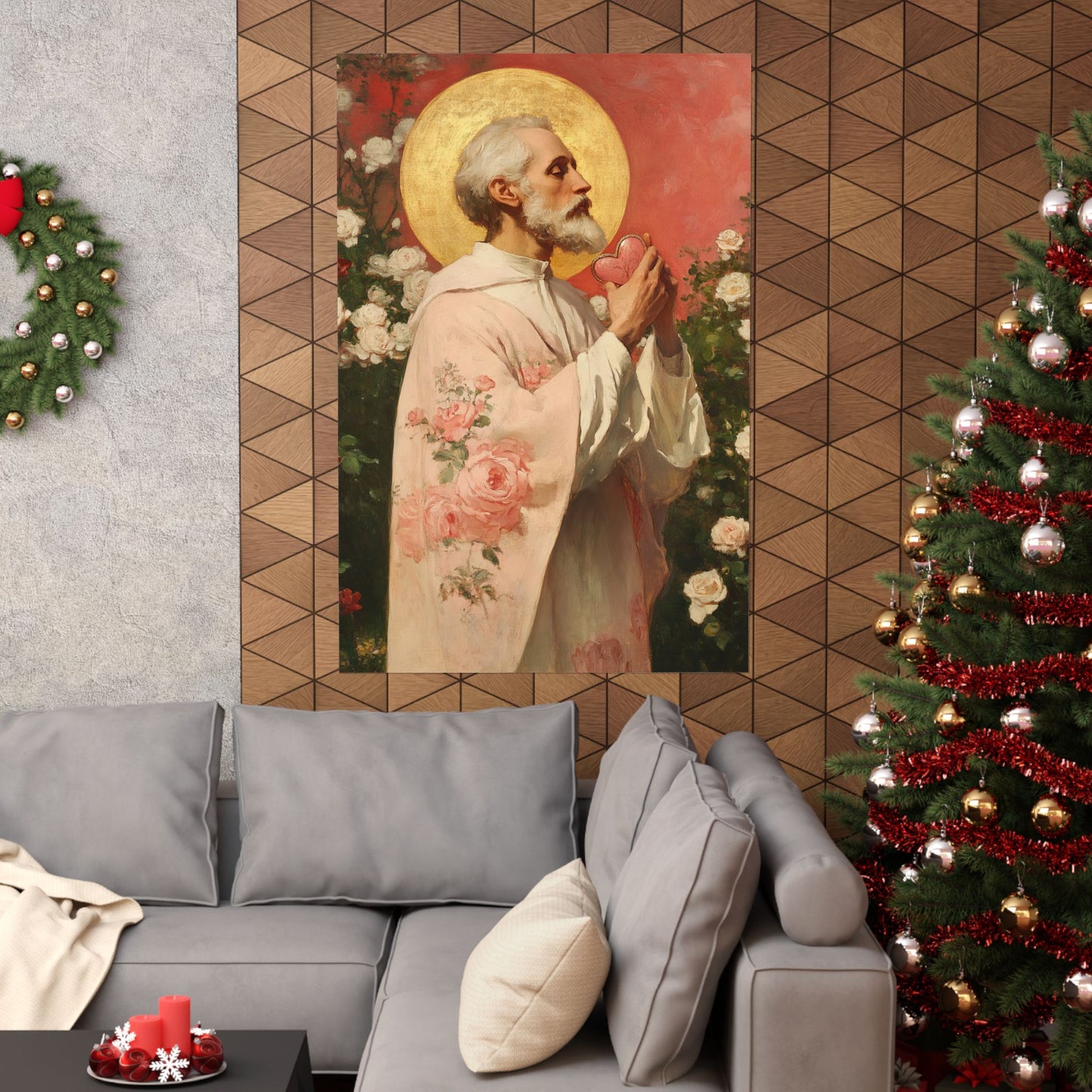 Saint Valentine -  Catholic Art - Multiple Sizes - Premium Posters - Catholic Art - Christian Home - Catholic Saint Art