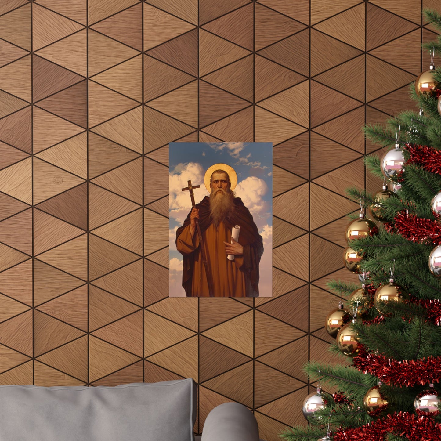 Saint Joannicus the Great / Loannikios of Mount Olympus - Sanctified Souls Print - Multiple Sizes - Premium Matte Vertical Posters