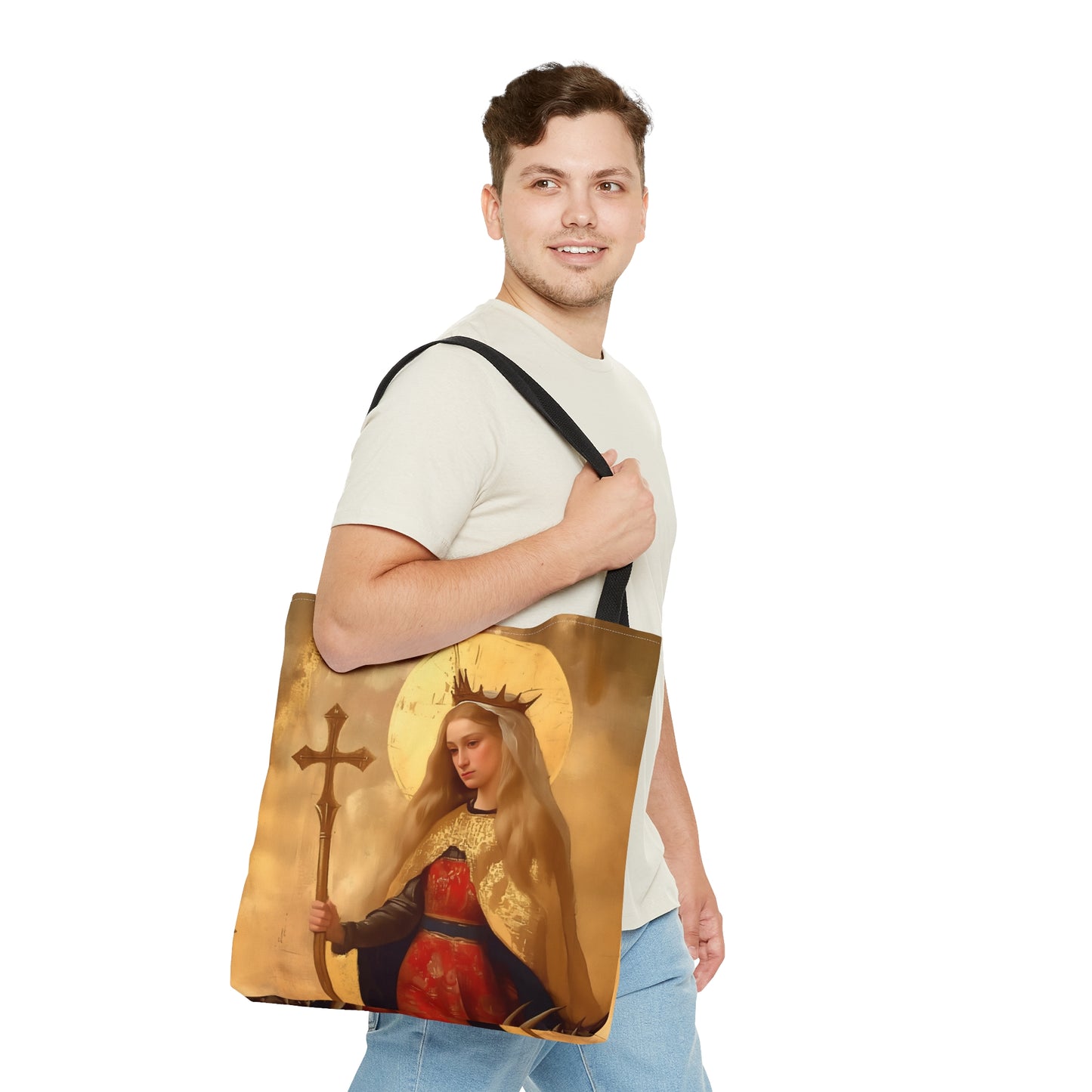 Saint Margaret of Antioch Tote Bag - Large Medium Small Faith Art Bag - Catholic Faith Purse - Religious Carry All