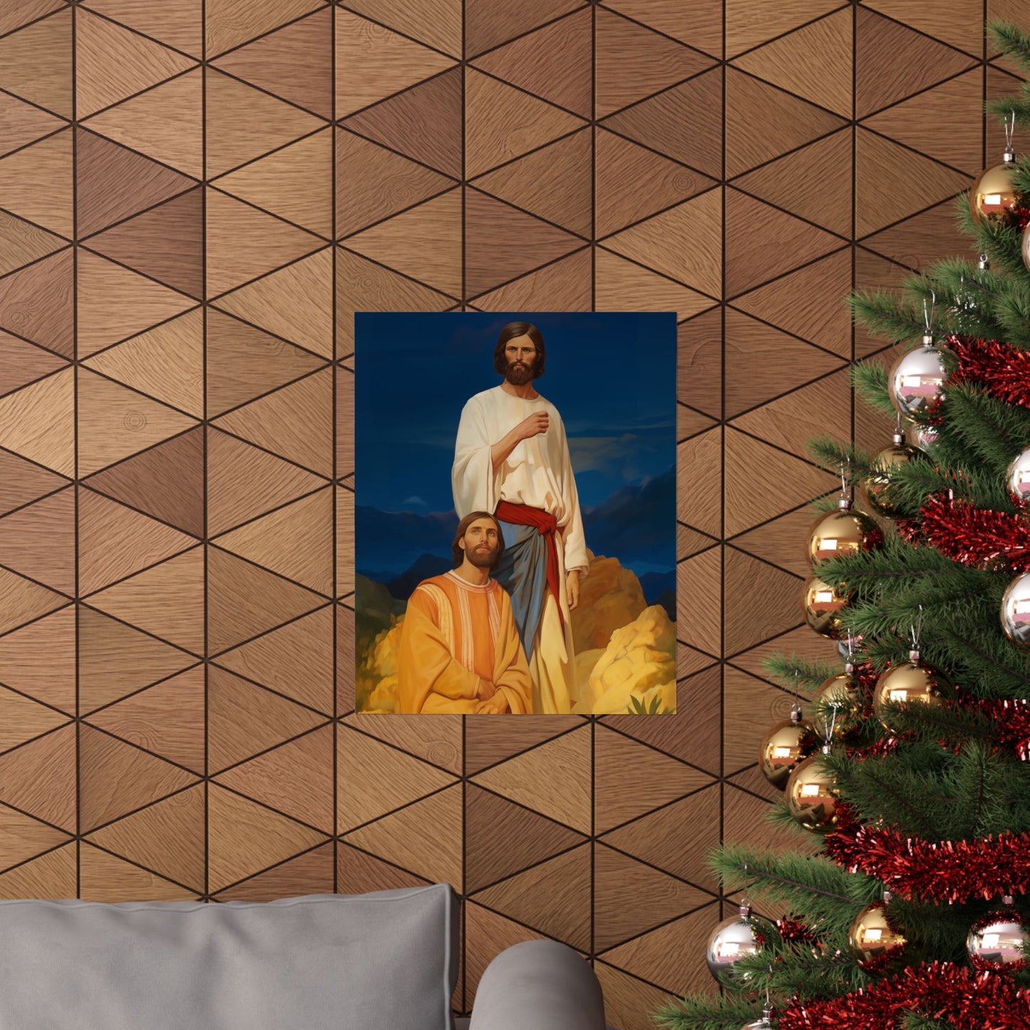 Saints James and John - Sons of Thunder - Sanctified Souls Print - Multiple Sizes - Premium Matte Vertical Posters