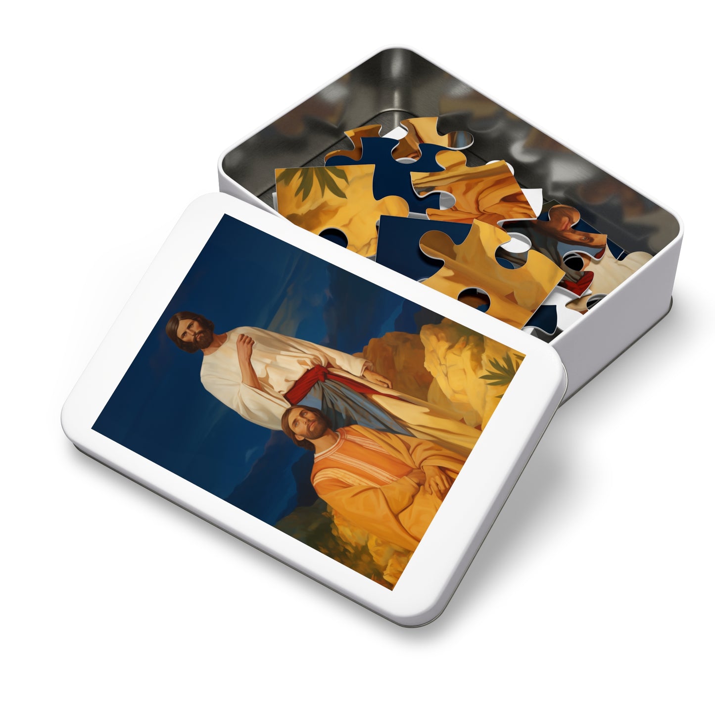 Saints James and John - Sons of Thunder - Puzzle and Keepsake Tin - Jigsaw Puzzle (30, 110, 252, 500,1000-Piece) - Religious Puzzle