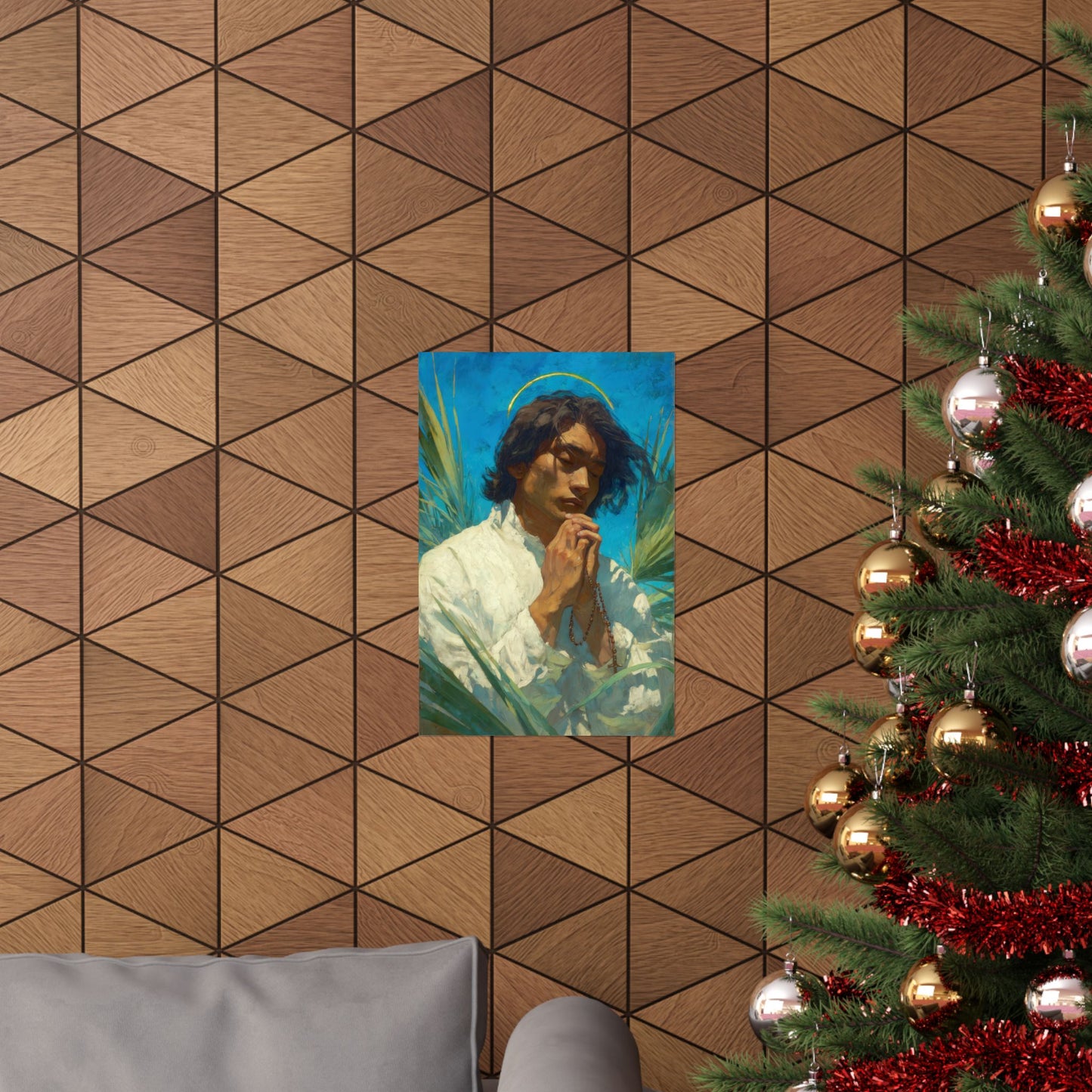 Saint Lorenzo Ruiz -  Catholic Art - Multiple Sizes - Premium Posters - Catholic Art - Christian Home - Catholic Saint Art