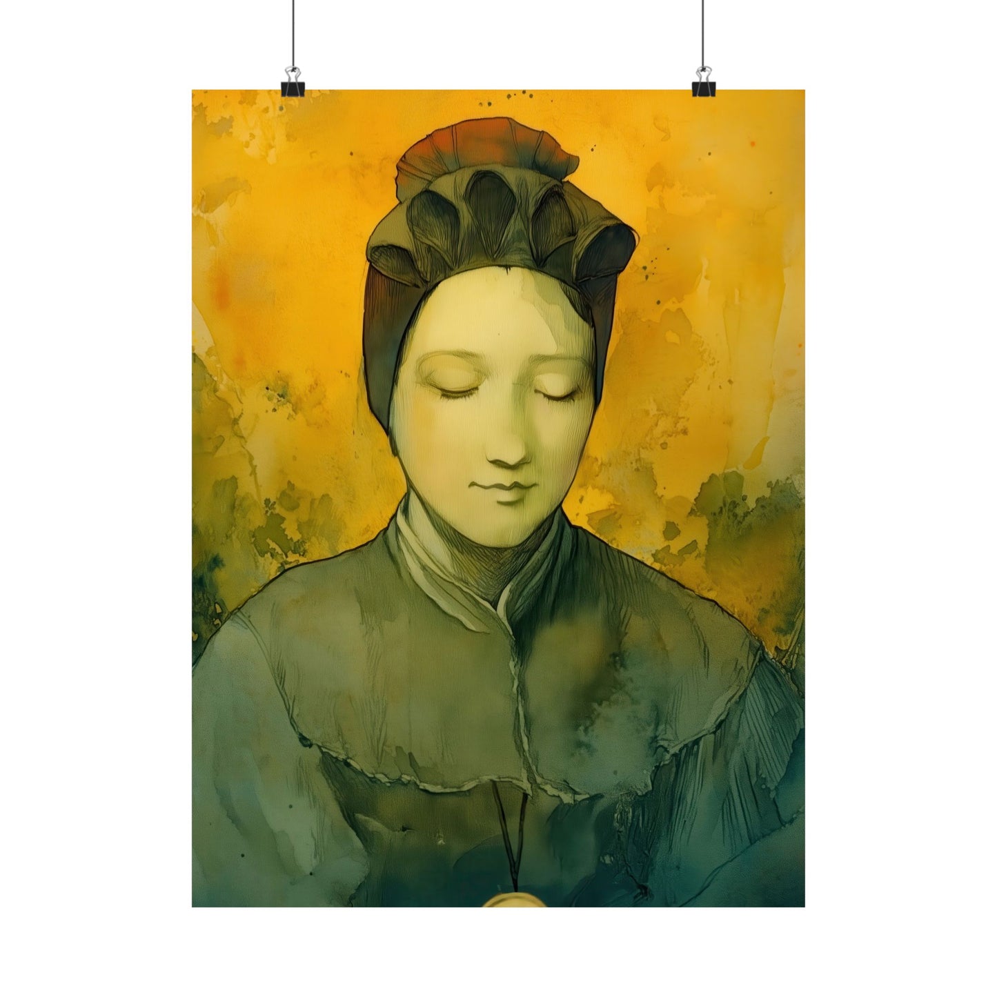Saint Magdalene of Canossa - Sanctified Souls Print - Multiple Sizes - Premium Matte Vertical Posters - Catholic