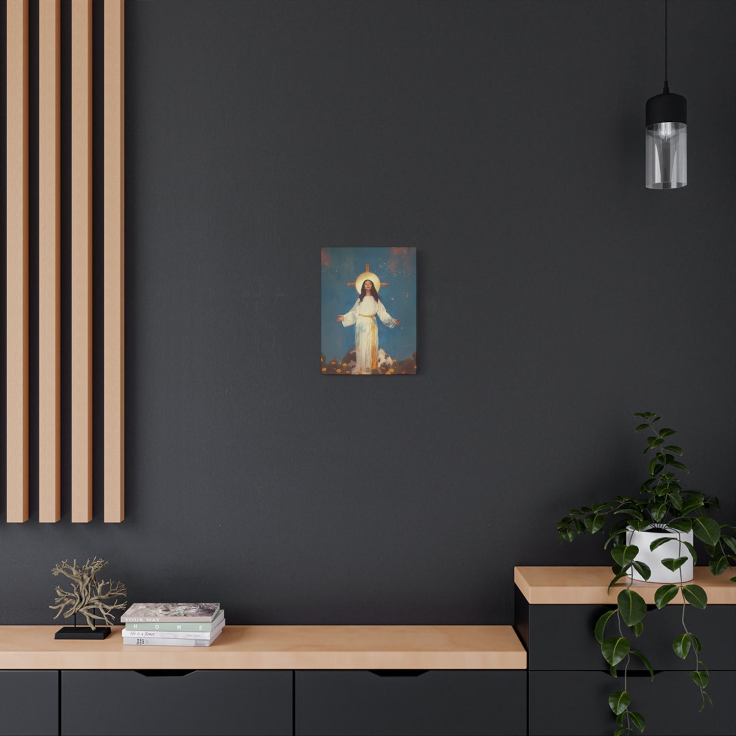 Our Lady of Akita - Mother Mary - Gallery Wrapped Canvas - Print - Religious Art for your Home - Catholic