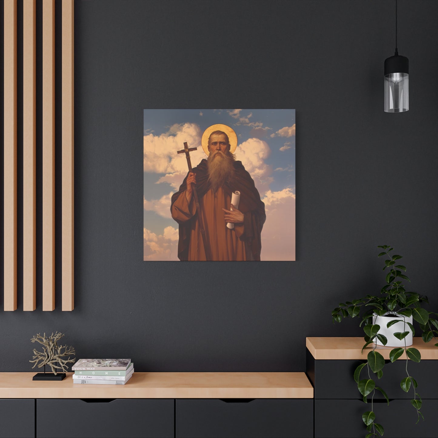 Saint Joannicus the Great / Loannikios of Mount Olympus - Gallery Wrapped Canvas - Print - Religious Art for your Home - Catholic Art Print