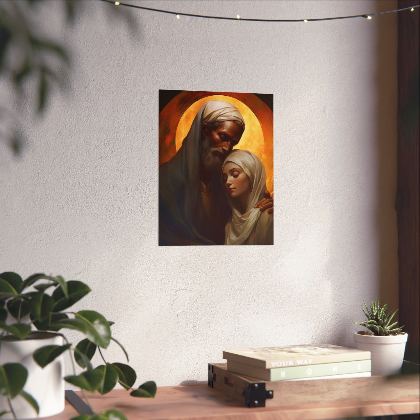 Saint Joachim and Saint Anne - Sanctified Souls Print - Multiple Sizes - Premium Matte Vertical Posters