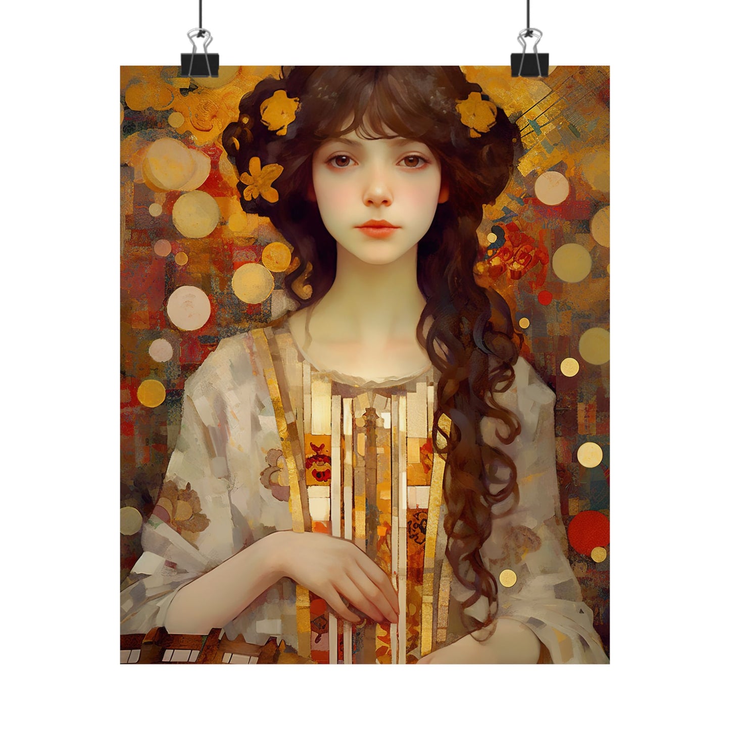 Saint Cecilia - Sanctified Souls Print - Multiple Sizes - Premium Matte Vertical Posters