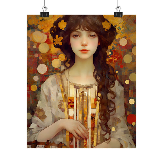 Saint Cecilia - Sanctified Souls Print - Multiple Sizes - Premium Matte Vertical Posters