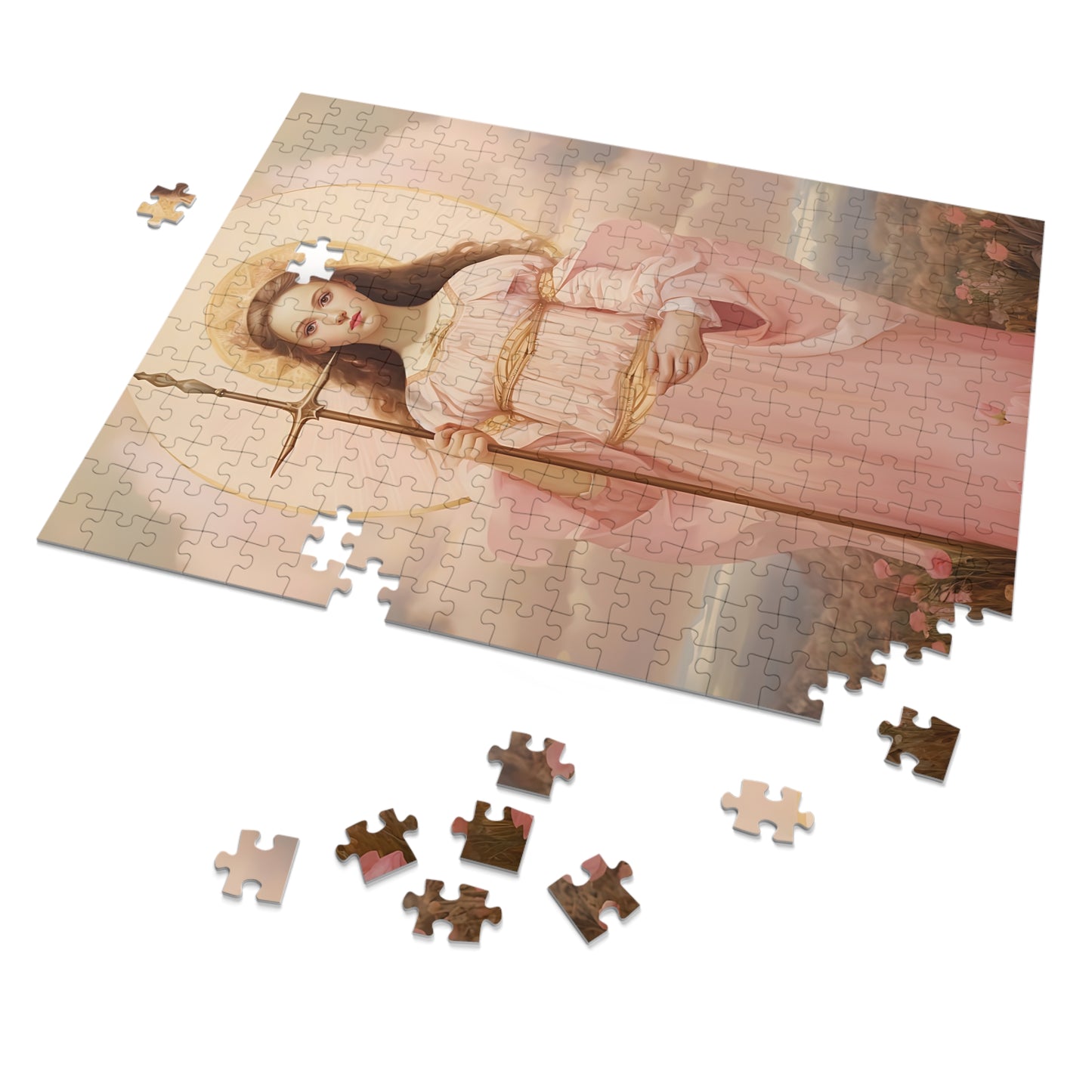 Saint Philomena - Puzzle and Keepsake Tin - Religious Jigsaw Puzzle (30, 110, 252, 500,1000-Piece) - Religious Puzzle