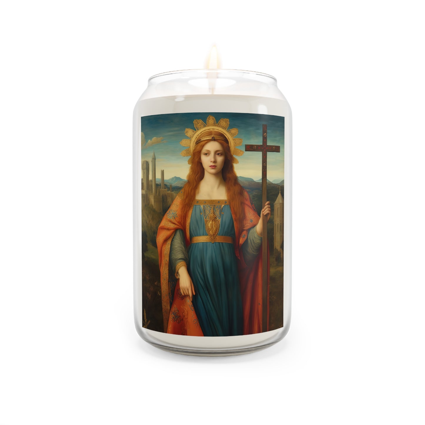 Saint Helena - Scented Prayer Candle, 13.75oz - Tall Size - Religious Prayer Candle - Catholic Art - Religious Gift