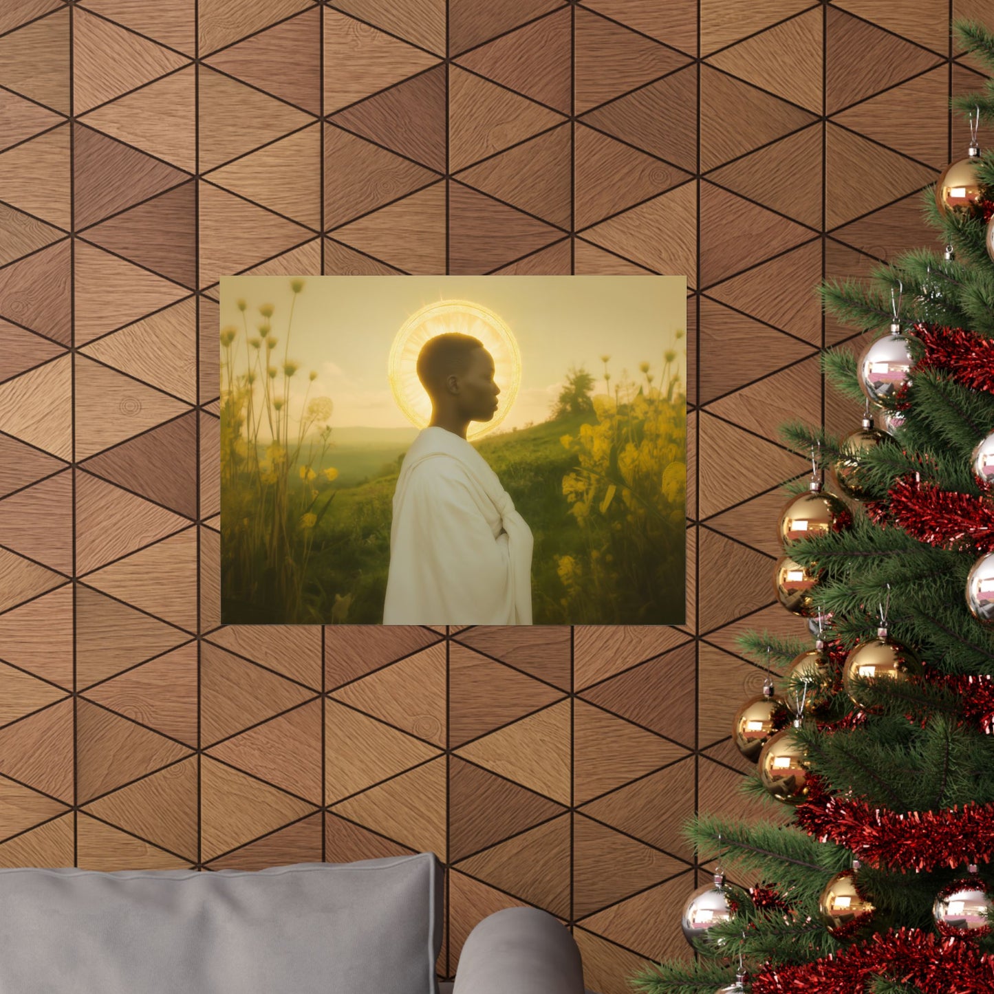 Saint Charles Lwanga- Sanctified Souls Print - Multiple Sizes - Premium Posters - Catholic Art - Christian Home Decor Artwork